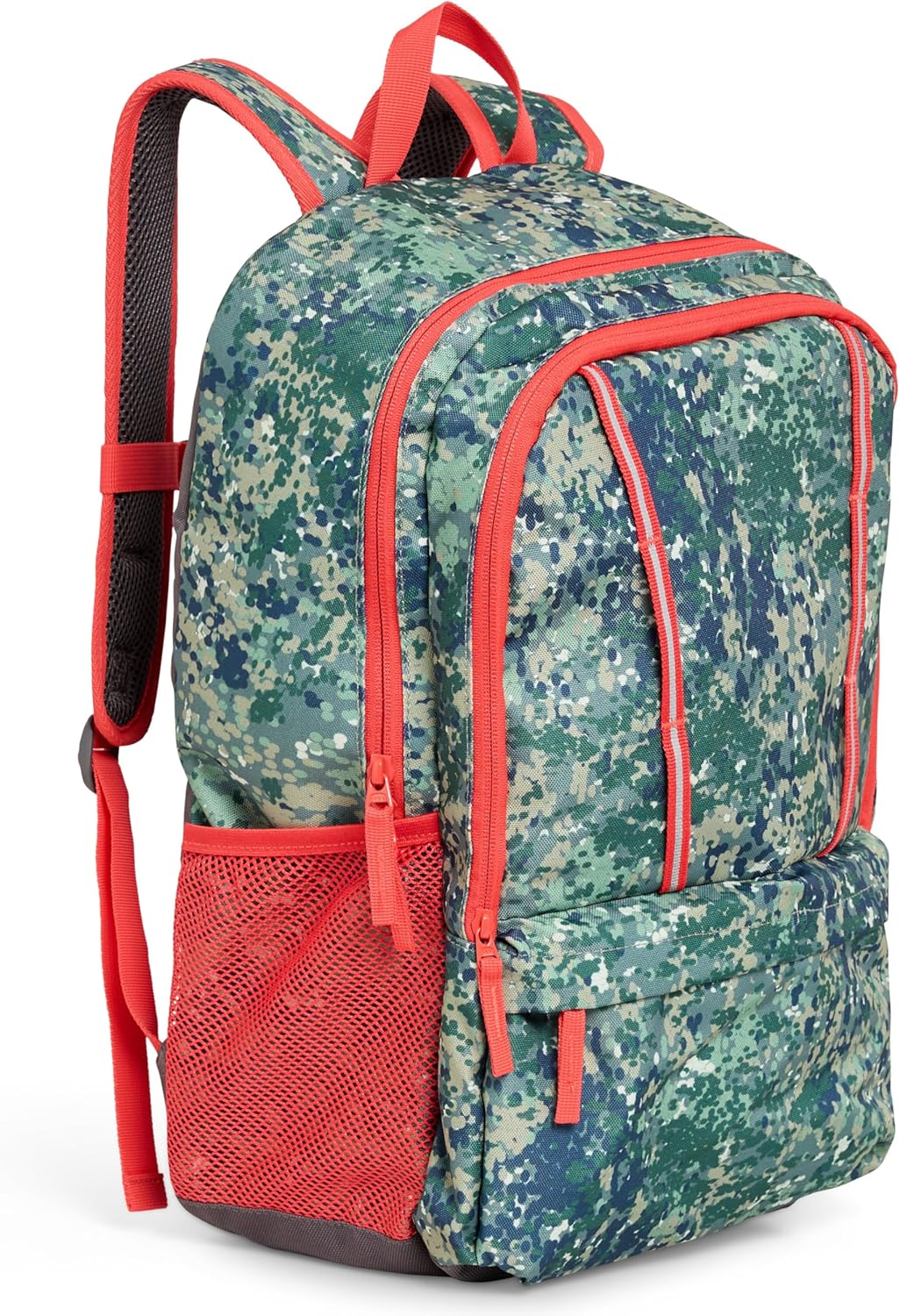 Lands' End Unisex Kids Large ClassMate Lightweight Durable Elementary School Backpack, Dusty Olive