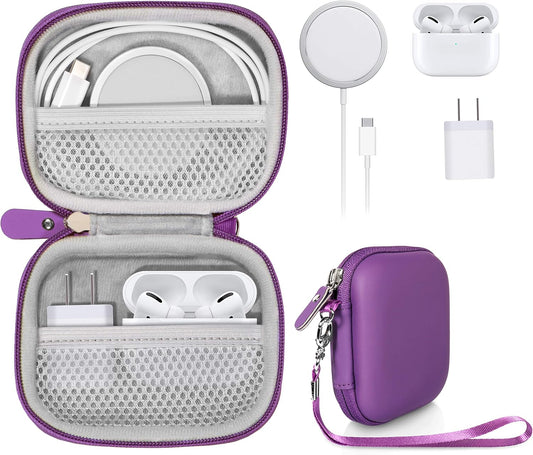 CaseSack All-in-One Case for iPhone MagSafe Charger & Battery Pack, Storage for Accessories/Power Adapter/Charge Cable/Docks, Compatible with AirPods 4/ Pro 3/2/ 1