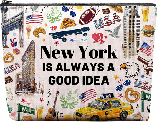 New York Travel Souvenirs, NYC Themed Gifts for Women, I Love NYC Trip Favors