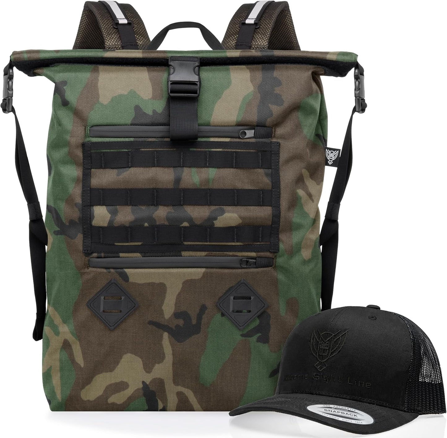 Xtreme Sight Line ~ AQUA RT Large Water-Proof Faraday Backpack/Black Hat Combo ~ Tracking/Hacking