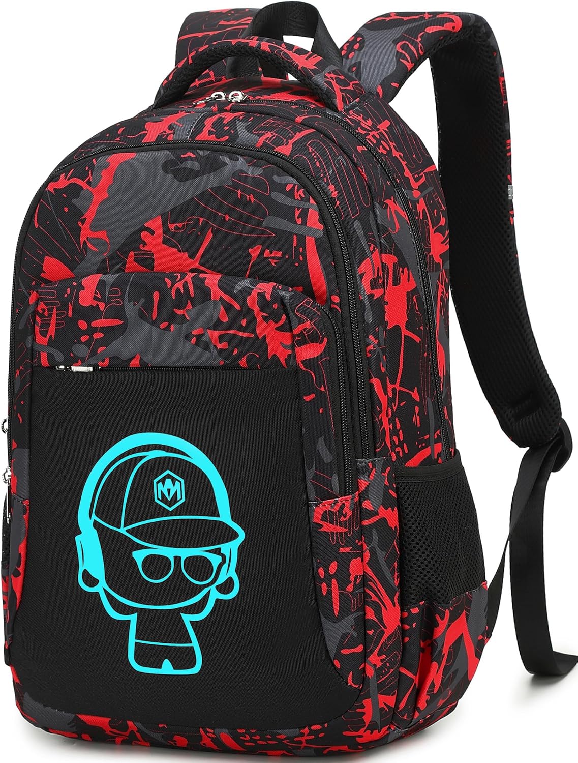 LEDAOU School Backpack for Boys Girls Kids Bookbag Elementary Primary Middle School Bag Travel Back Pack for Ages 6-14