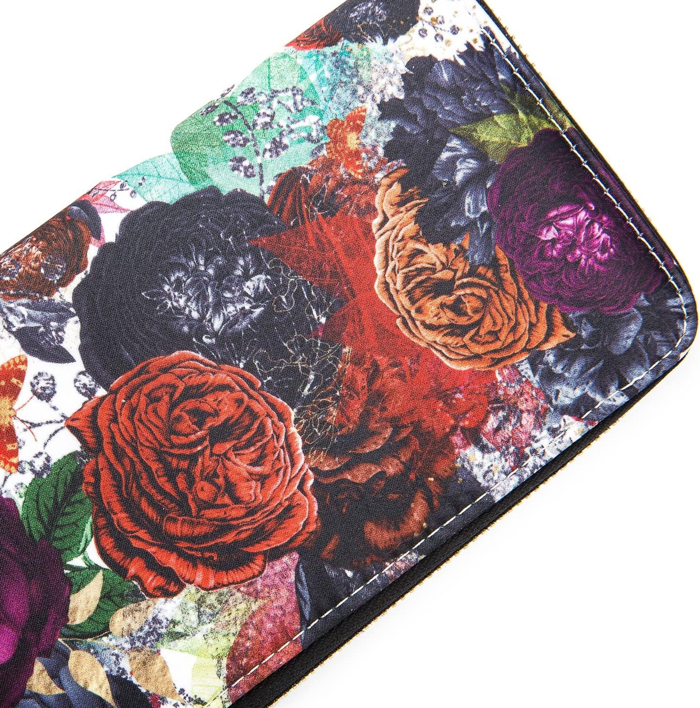 Women Wallet Card RFID For Womens Holder Blocking Credit Small Zipper Purse Pocket Bifold Slim Coin ID Ladies Wristlet Clutch Large Capacity Window Case Travel Zip Women's