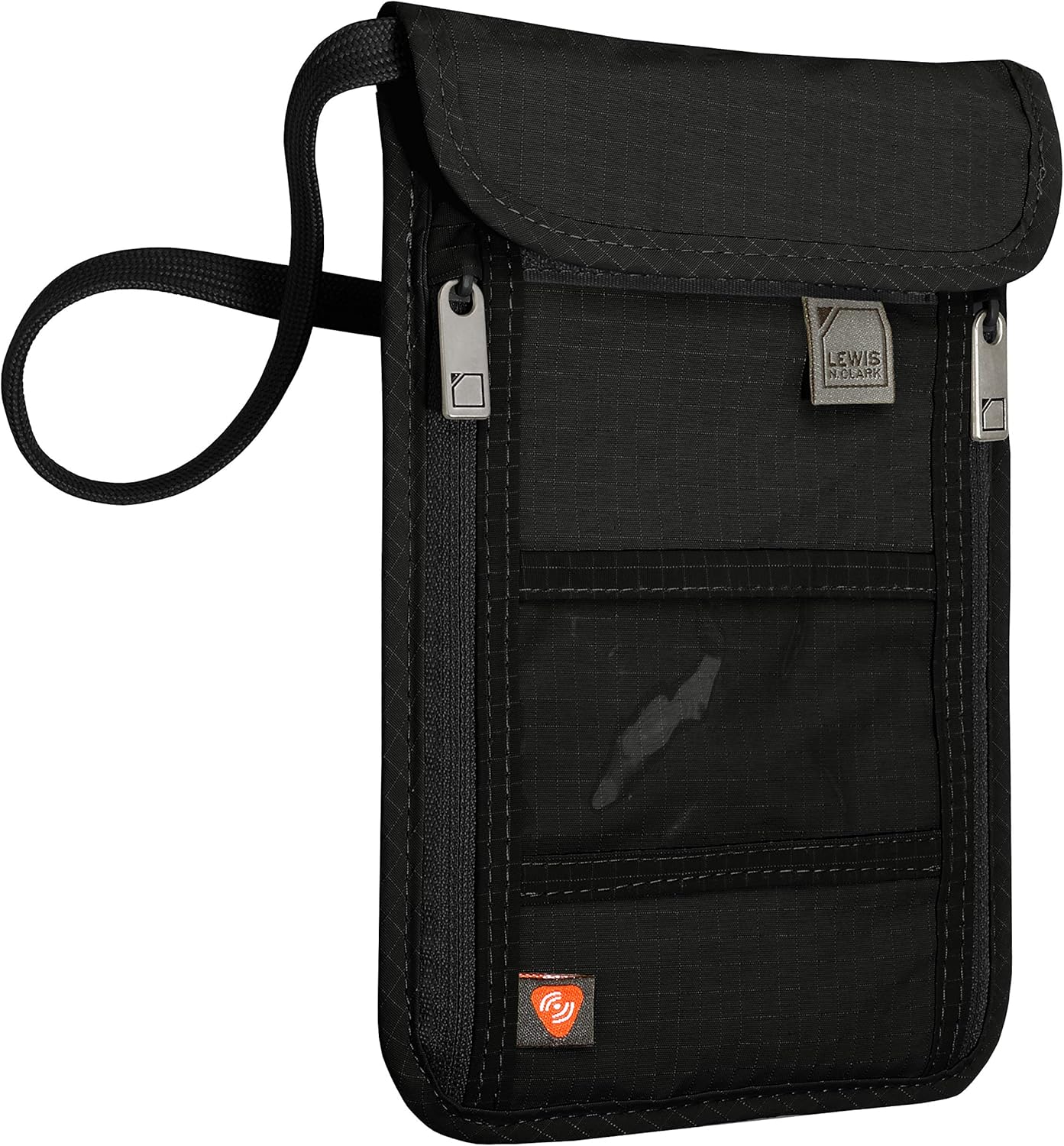 Lewis N. Clark RFID Blocking Stash Neck Wallet, Travel Pouch + Passport Holder for Women & Men