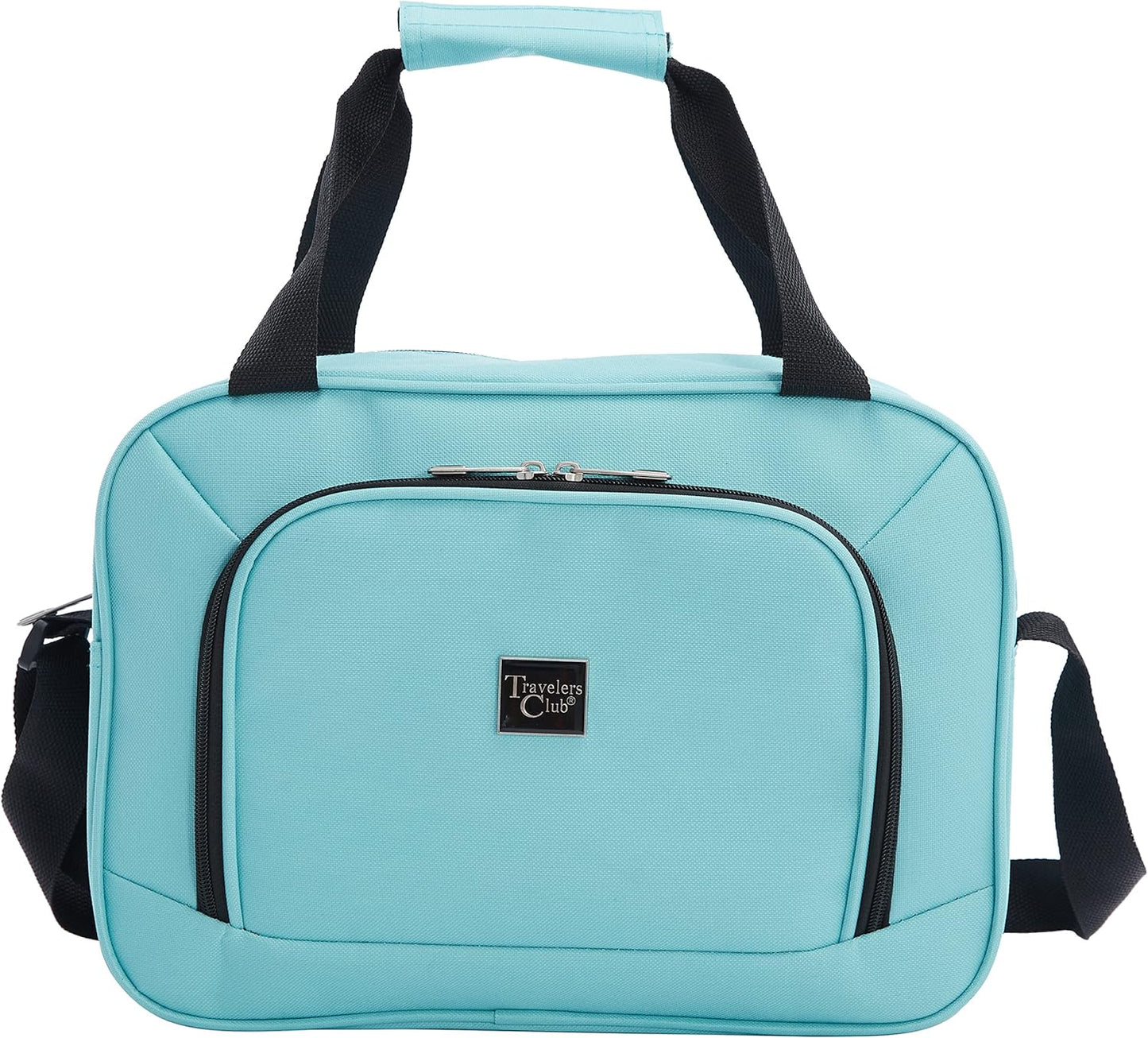 Travelers Club Midtown Hardside 4-Piece Luggage Travel Set, Emerald