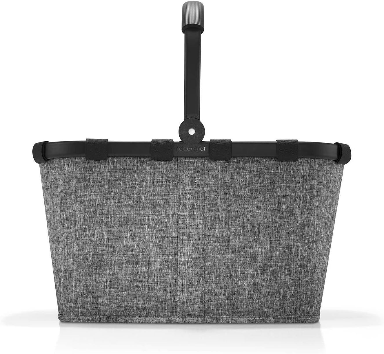 reisenthel carrybag twist silver - Sturdy shopping basket with plenty of storage space and practical inner pocket - Elegant and water-repellent design