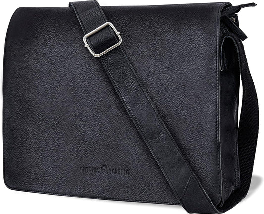 Antonio Valeria Albert Premium Leather Messenger Bag for Men