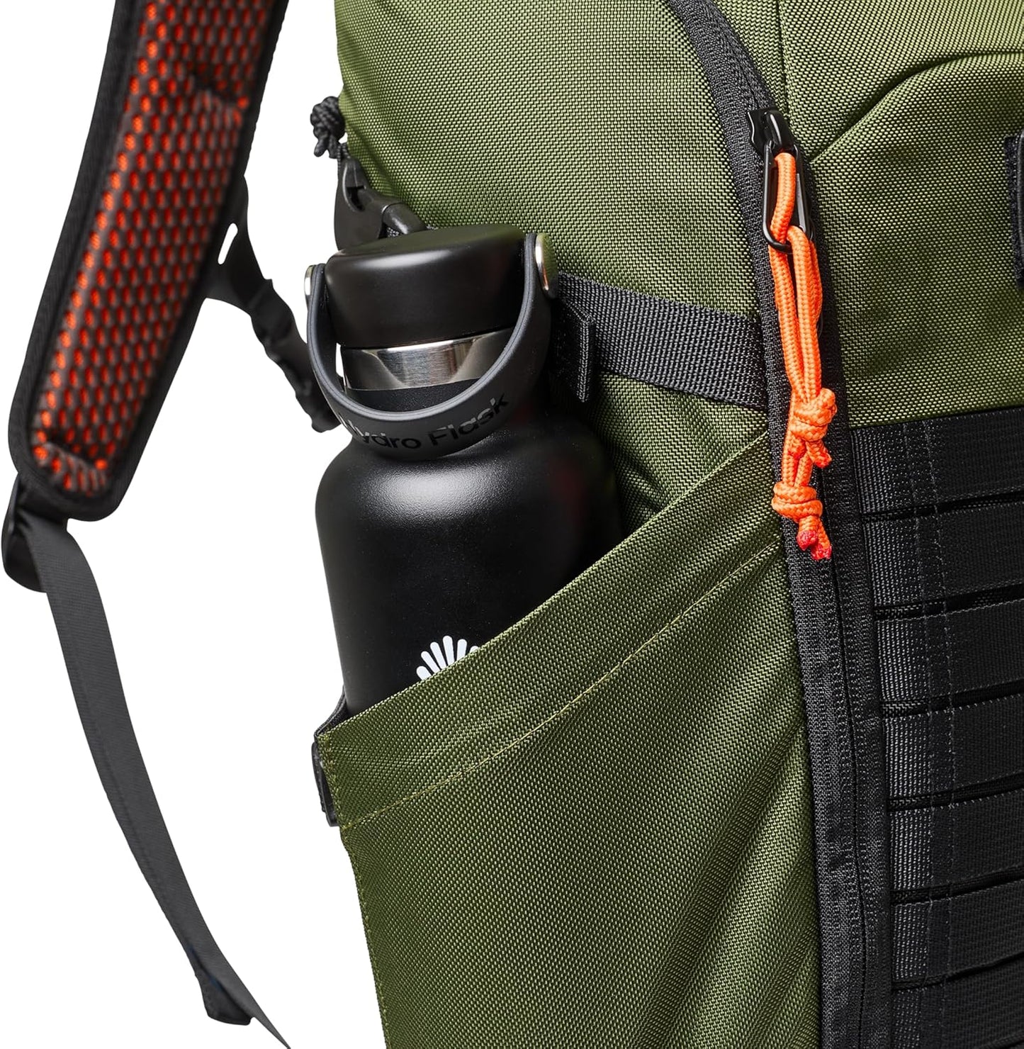 URBAR ARMOR GEAR UAG 20-Liter Laptop Backpack - Lightweight Travel Carry-on Luggage Daypack Fits up to 16" Laptop, Civilian Olive Drab/Orange
