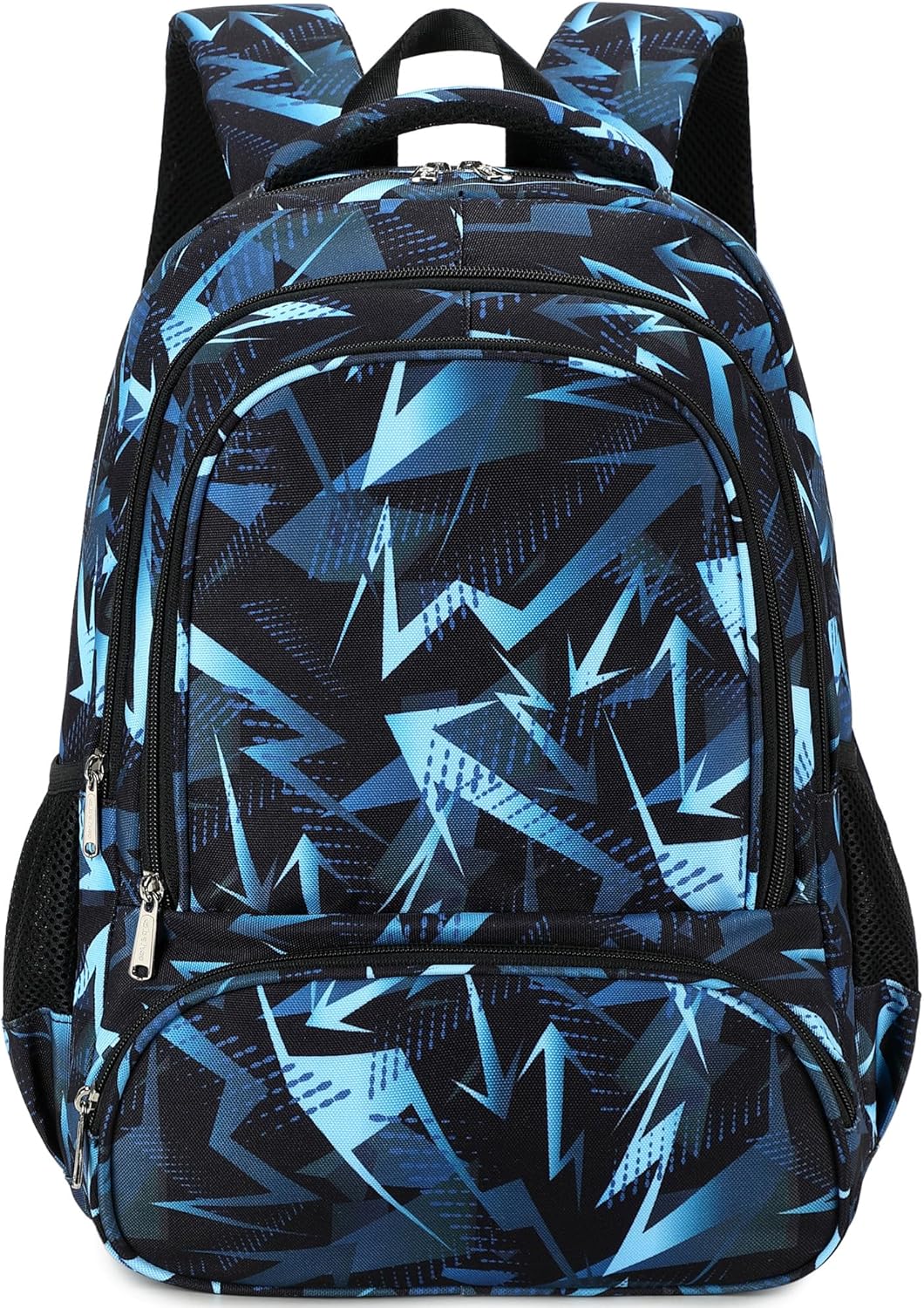 abshoo Lightweight Kids Backpack For School Boys Bookbag Kindergarten Elementary School Bags (Geometry Black-A)