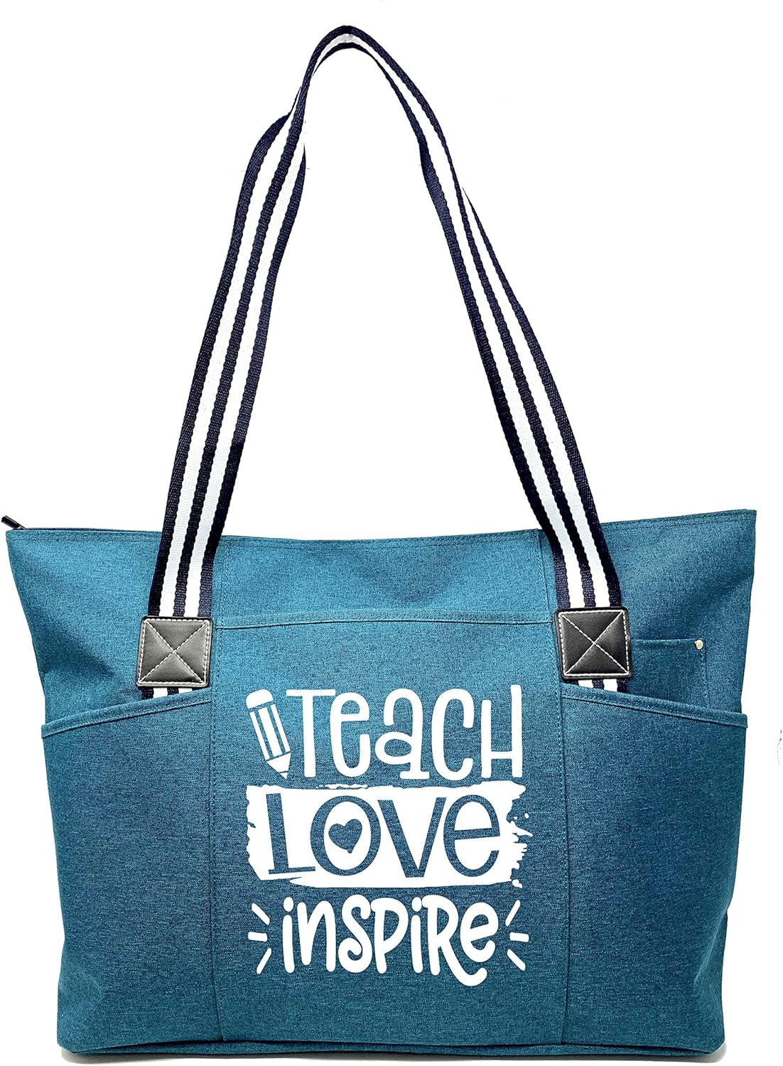 Brooke & Jess Designs Teacher Tote Bag for Work - Teacher Handbag Gifts for Women, Teacher Bag Best Teacher Appreciation Gift