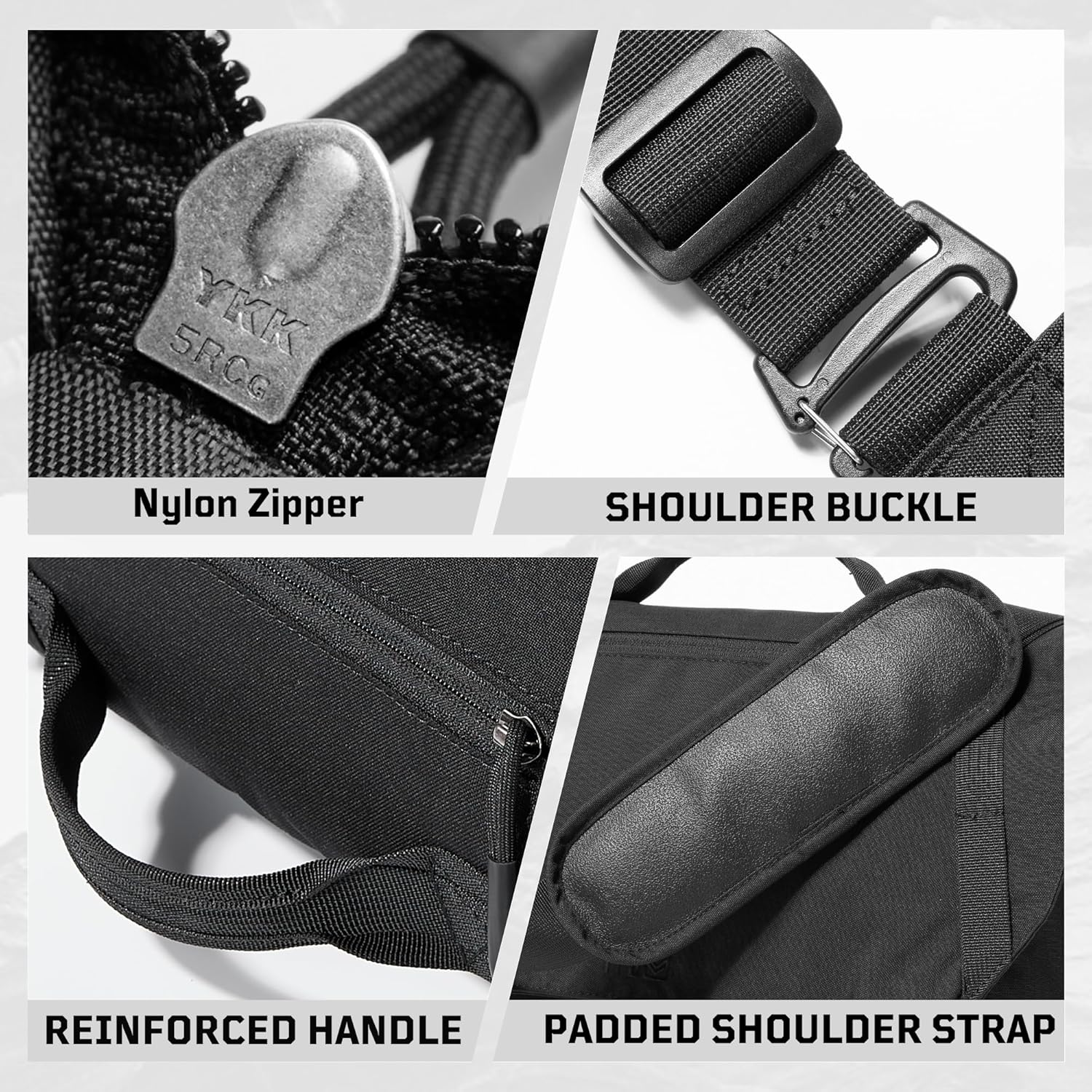 1TG Messenger Bag for Men,Laptop Bag 15.6 Inch Tactical Waterproof Nylon Crossbody Shoulder