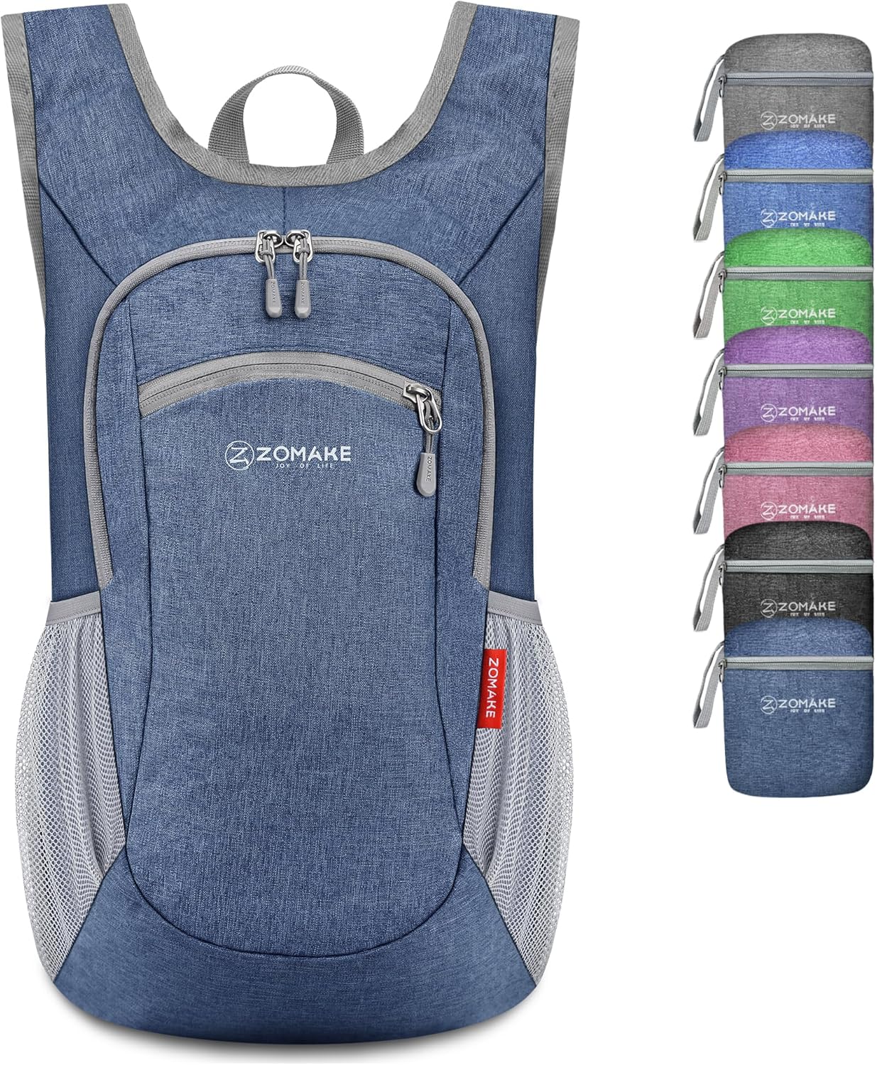 ZOMAKE Ultra Lightweight Packable Backpack 10L,Small Foldable Backpacks Hiking Water Resistant