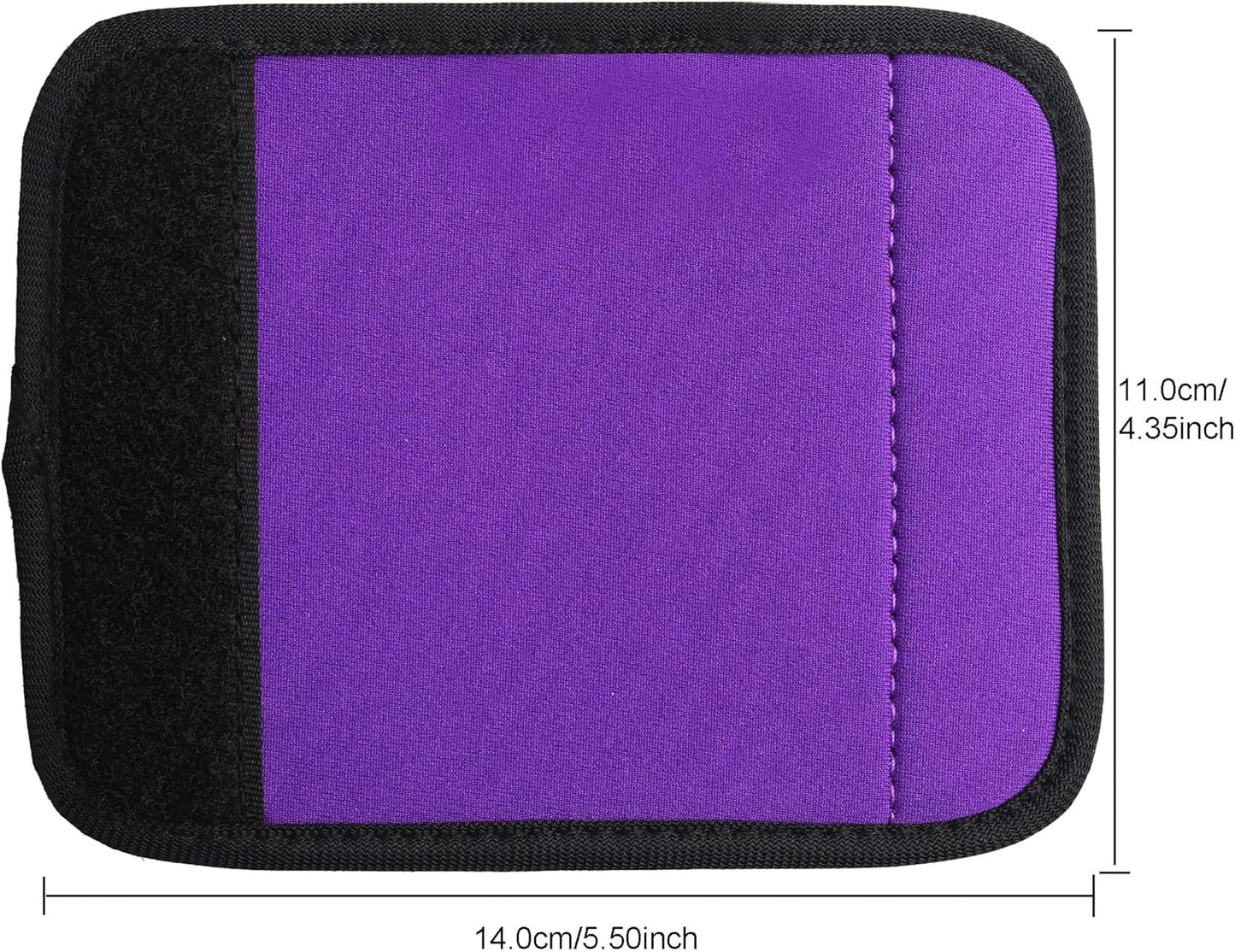 Luggage Handle Wrap for Suitcase Unique Funny Bright Luggage Identifiers Cute Luggage Tags Gift of Travel Accessories-Purple