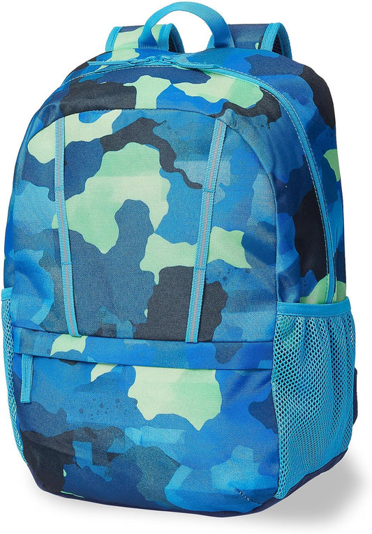 Lands' End Kids' ClassMate Backpack Neon Camo Medium