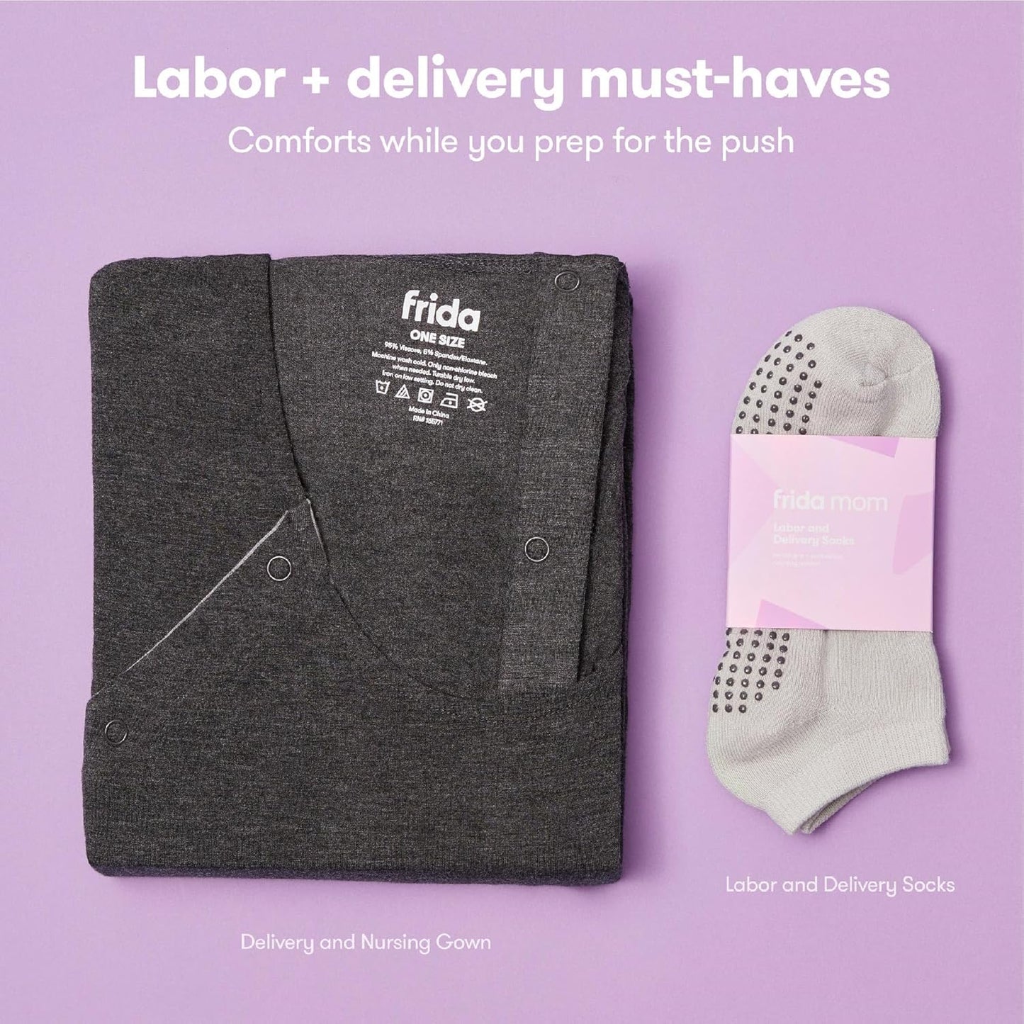 Frida Mom 30pc Pre-Packed Hospital & Diaper Bag Essentials Gift Set, Includes Labor, Postpartum, &