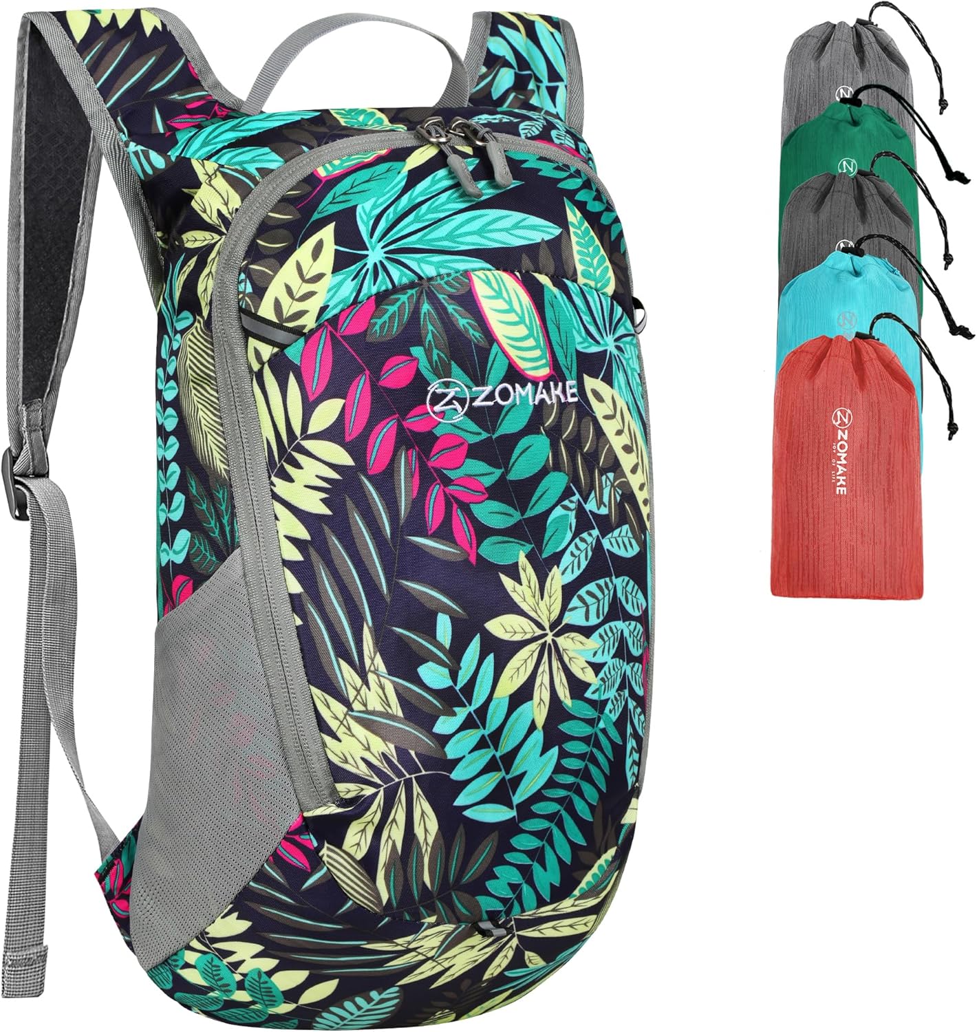 ZOMAKE Ultra Lightweight Packable Backpack 18L, Small Foldable Hiking Backpacks Water Resistant