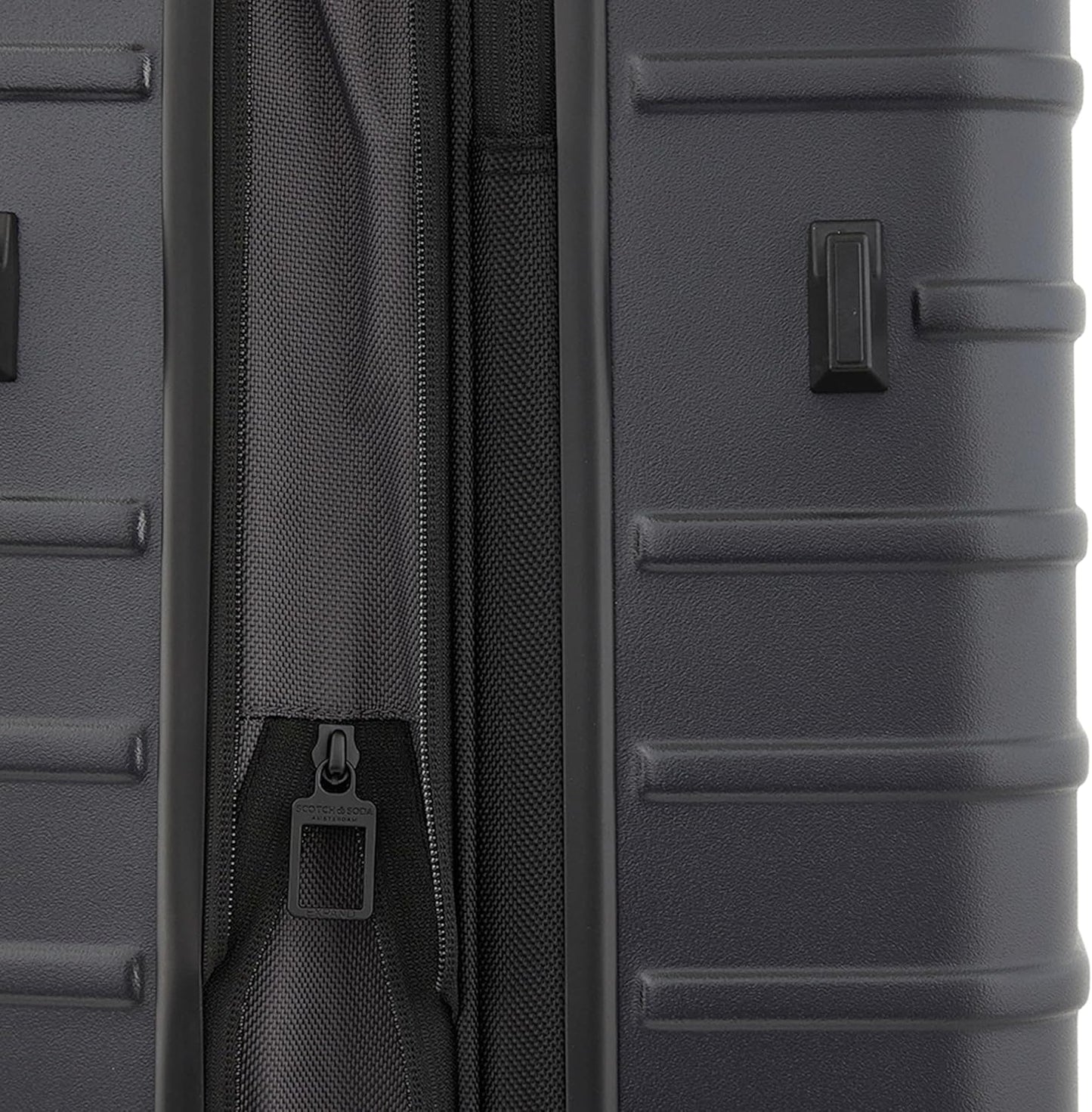 Scotch & Soda Tilburg Luggage, Black, 26-Inch Suitcase