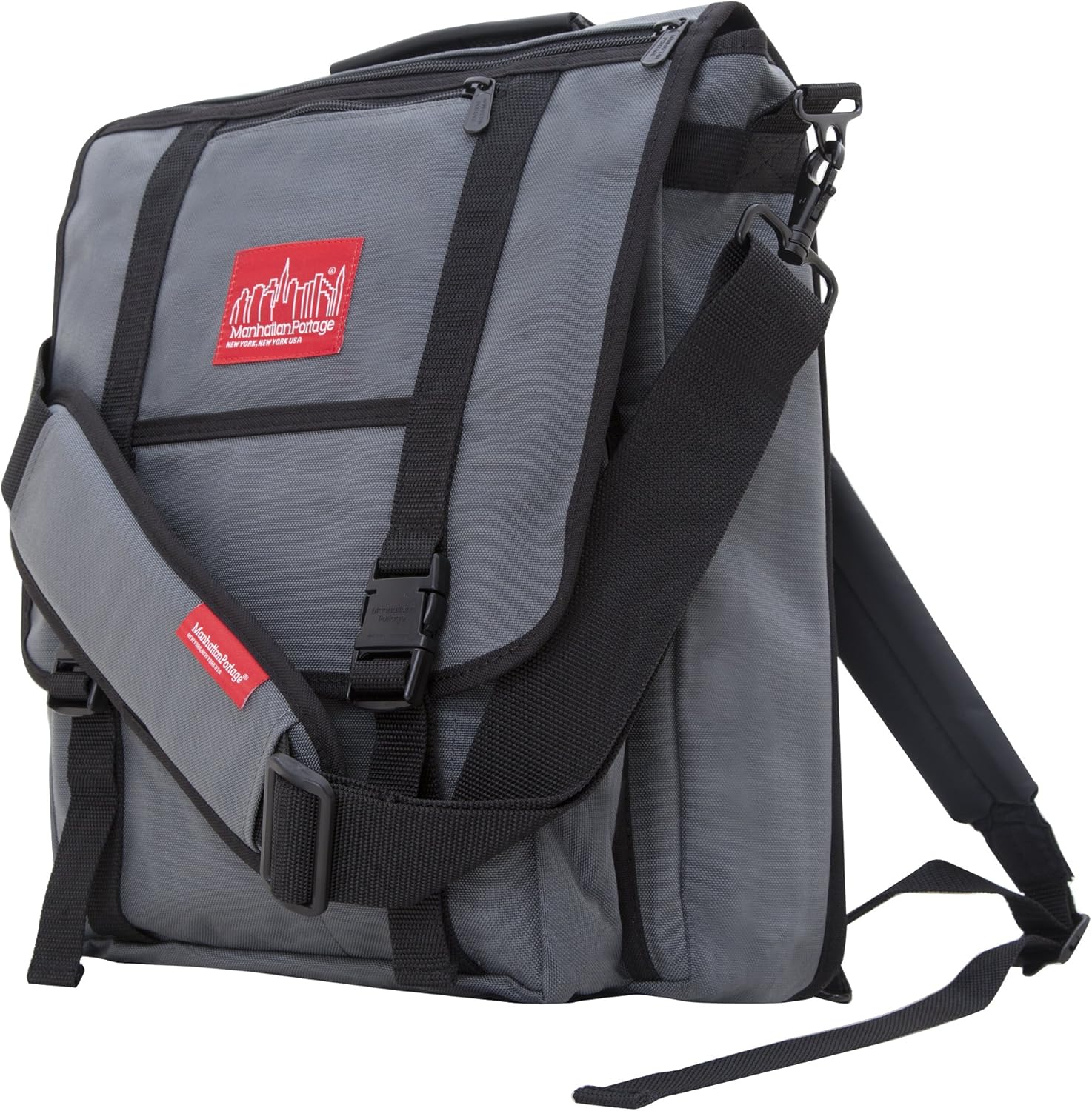 Manhattan Portage Commuter Laptop Bag Stylish Messenger Bag for Men & Women Durable Cordura Fits Up