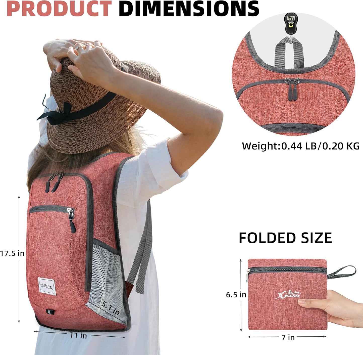 Hiking Backpack 10L Small Travel Lightweight Daypack Foldable Hiking Packable Camping Hiking