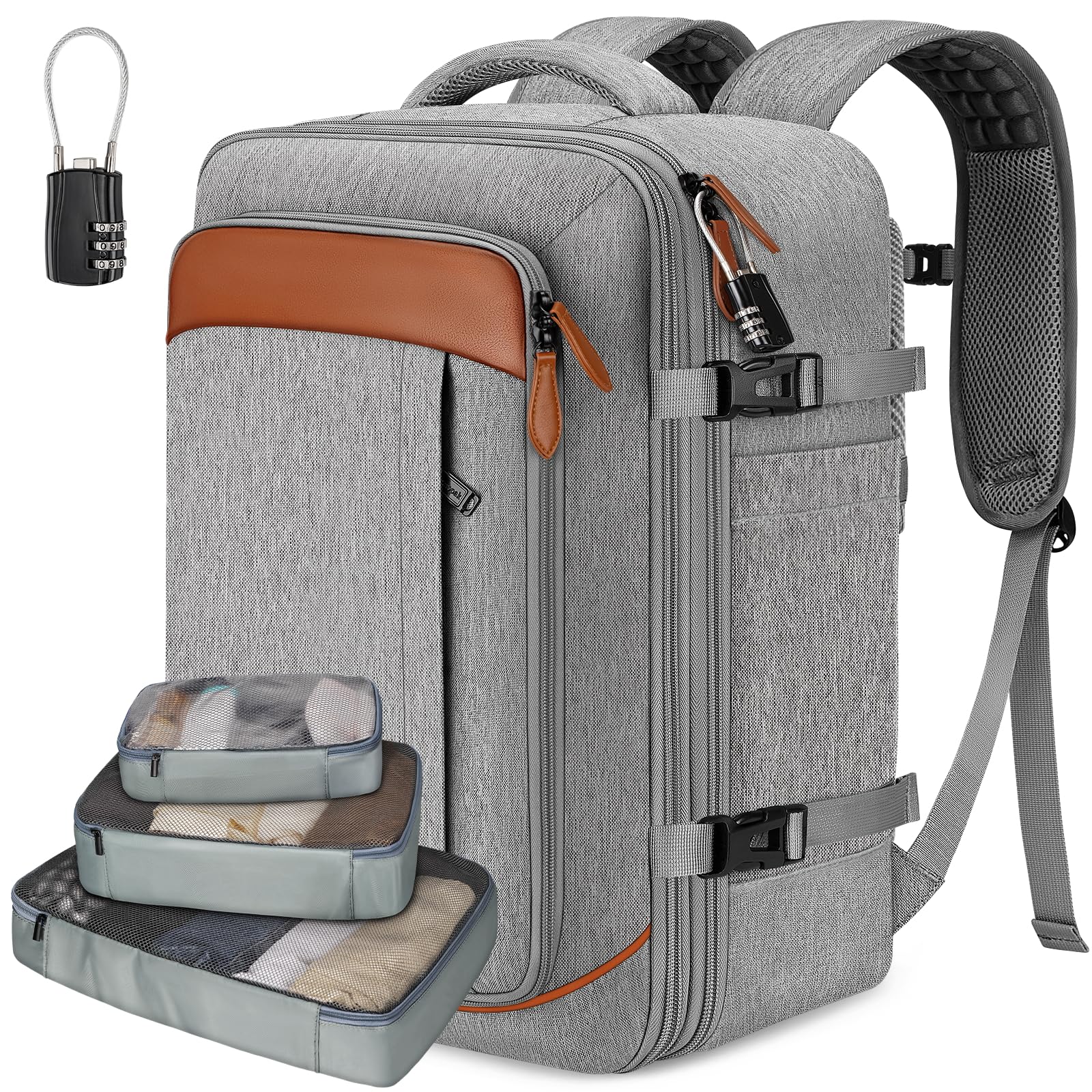 Vancropak Carry On Backpack for Airplanes, Flight Approved Travel Backpack