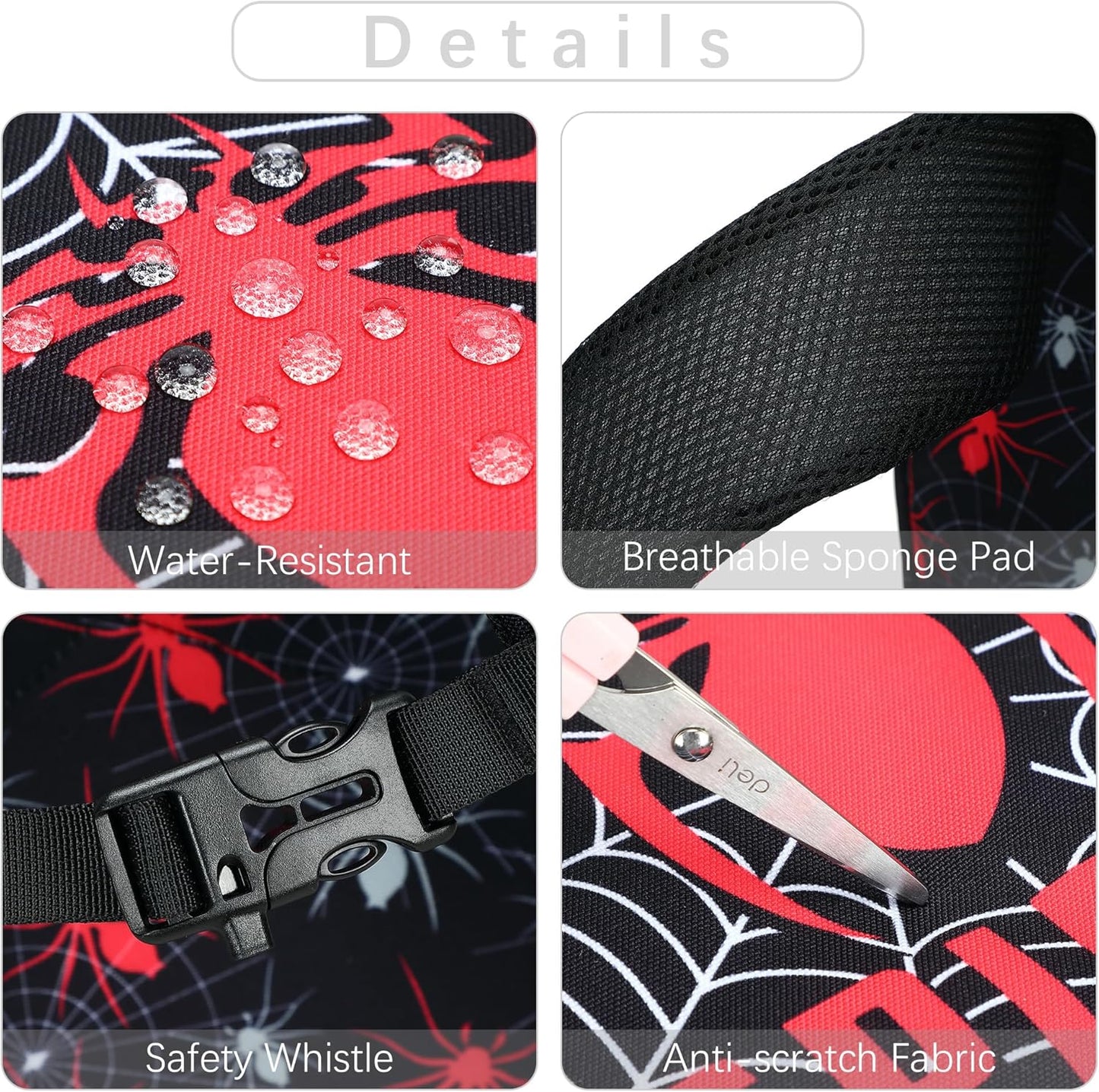 abshoo Cute Spider School Backpack For Boys Elementary Kindergarten Kids School Bag (Spider Black)