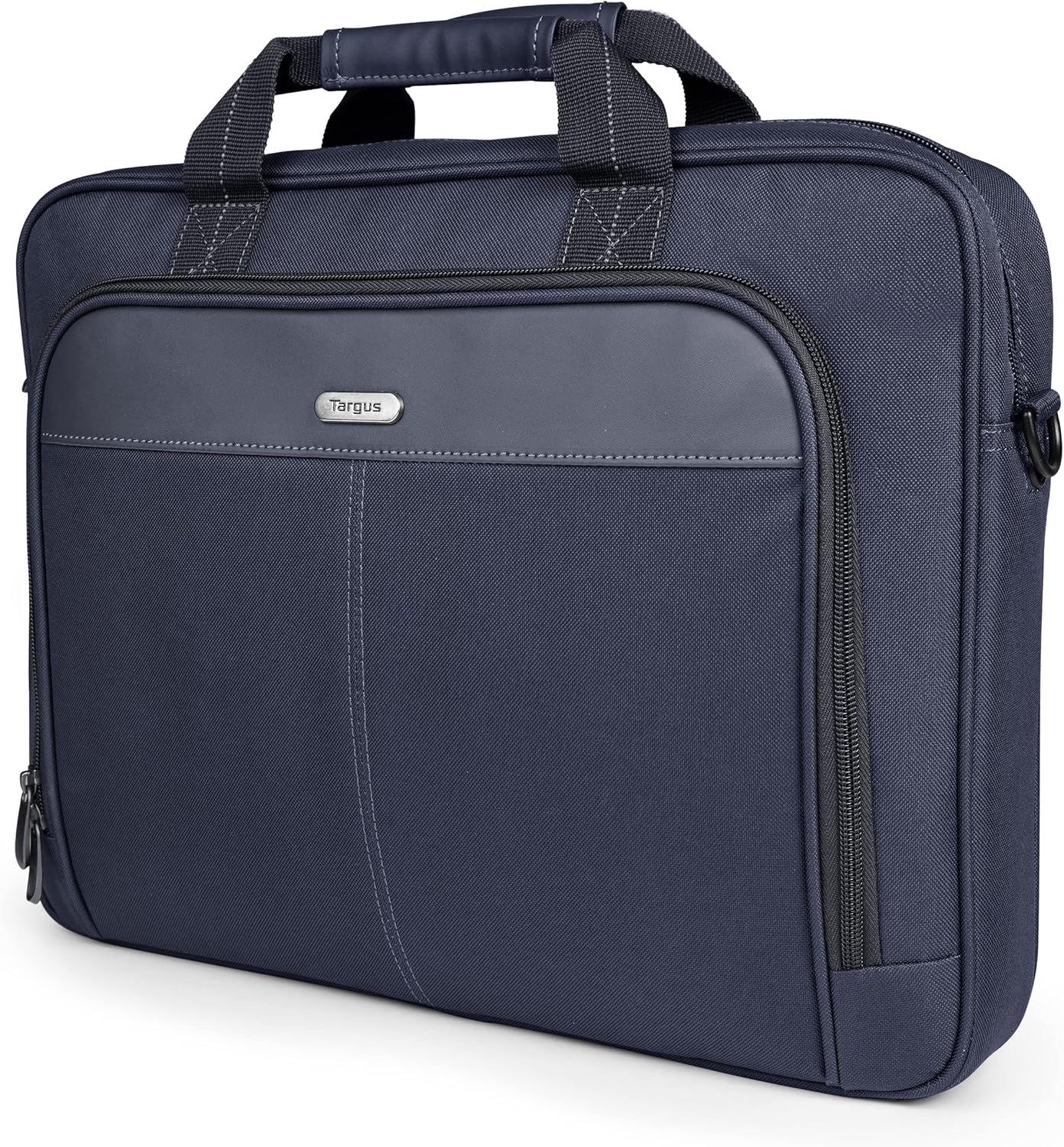 Targus Classic Slim Laptop Bag - Ergonomic Briefcase and Messenger Bag - Spacious Foam Padded for Laptops and Under
