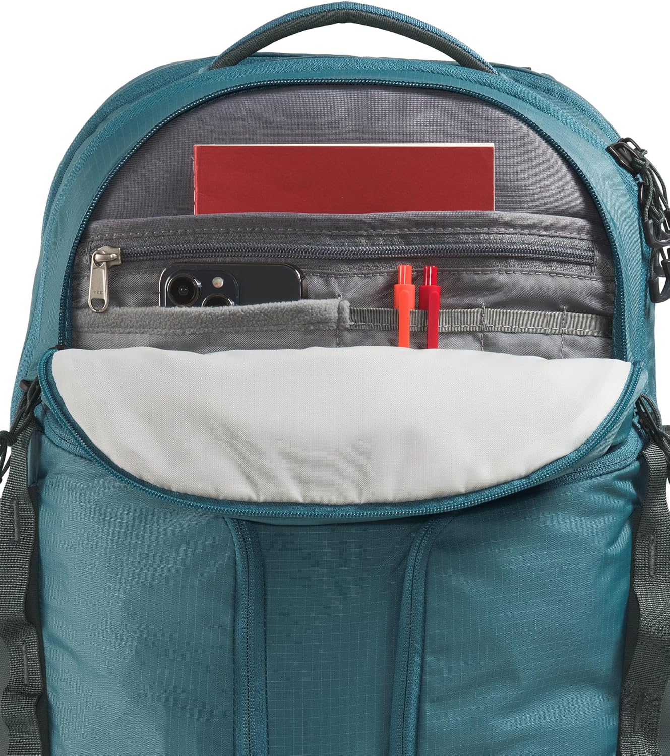 The North Face Surge Commuter Laptop Backpack | Daypack with Water Repellent Finish, 16" Laptop Sleeve, Reflective Details, Space/Anthracite Grey, One Size