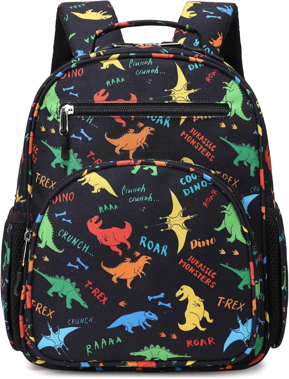 abshoo Cute Mini Toddler Backpacks for Boys Little Kids Bookbag Preschool backpack (Dinosaur Black)