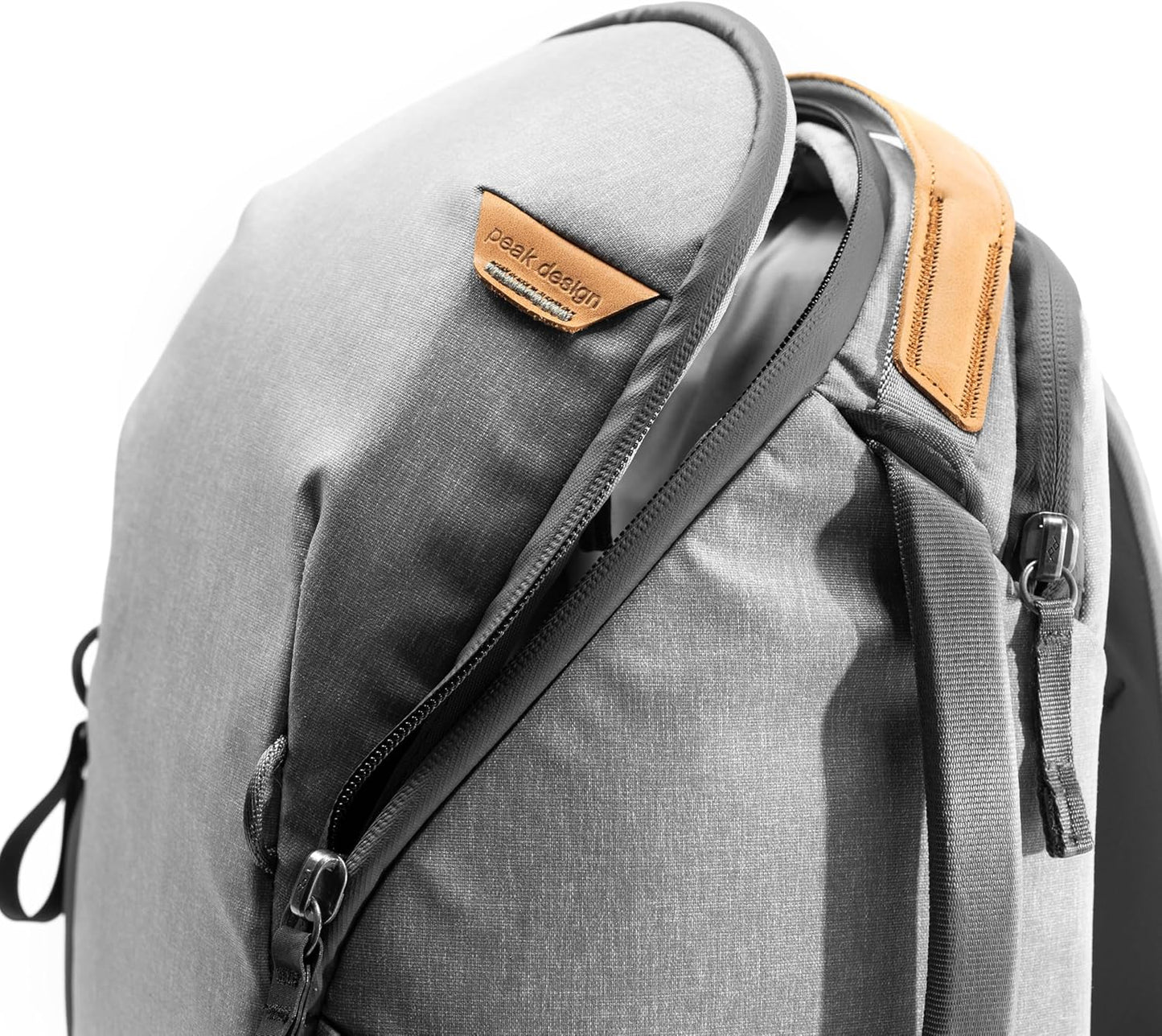 Peak Design Everyday Backpack Zip 15L, Ash, 270-Degree Zip, Dual Side Pockets, FlexFold Dividers