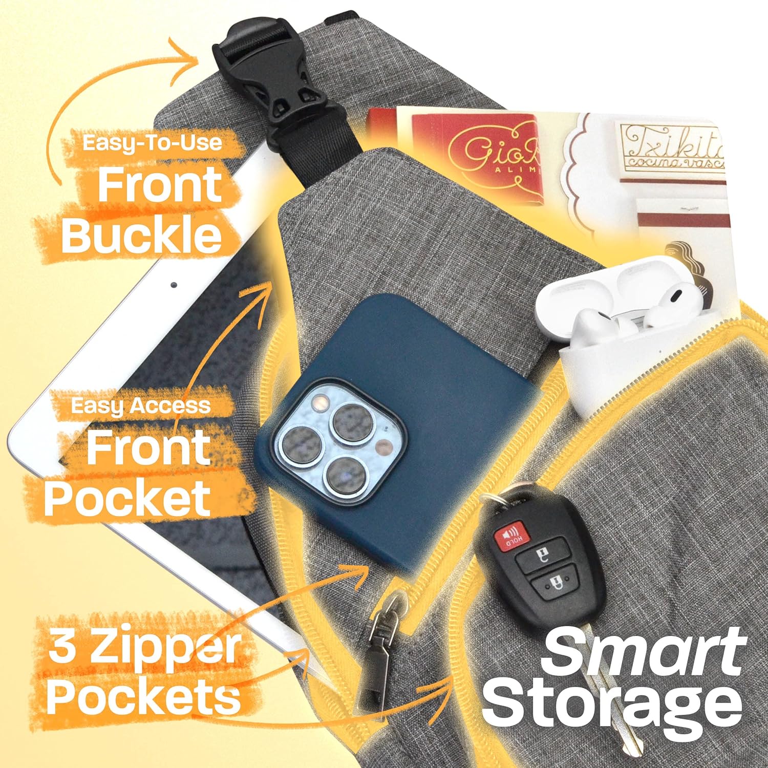 Nupouch Anti-Theft Daypack: Anti Theft Crossbody Bag, Lightweight for Travel, Hiking, or Everyday