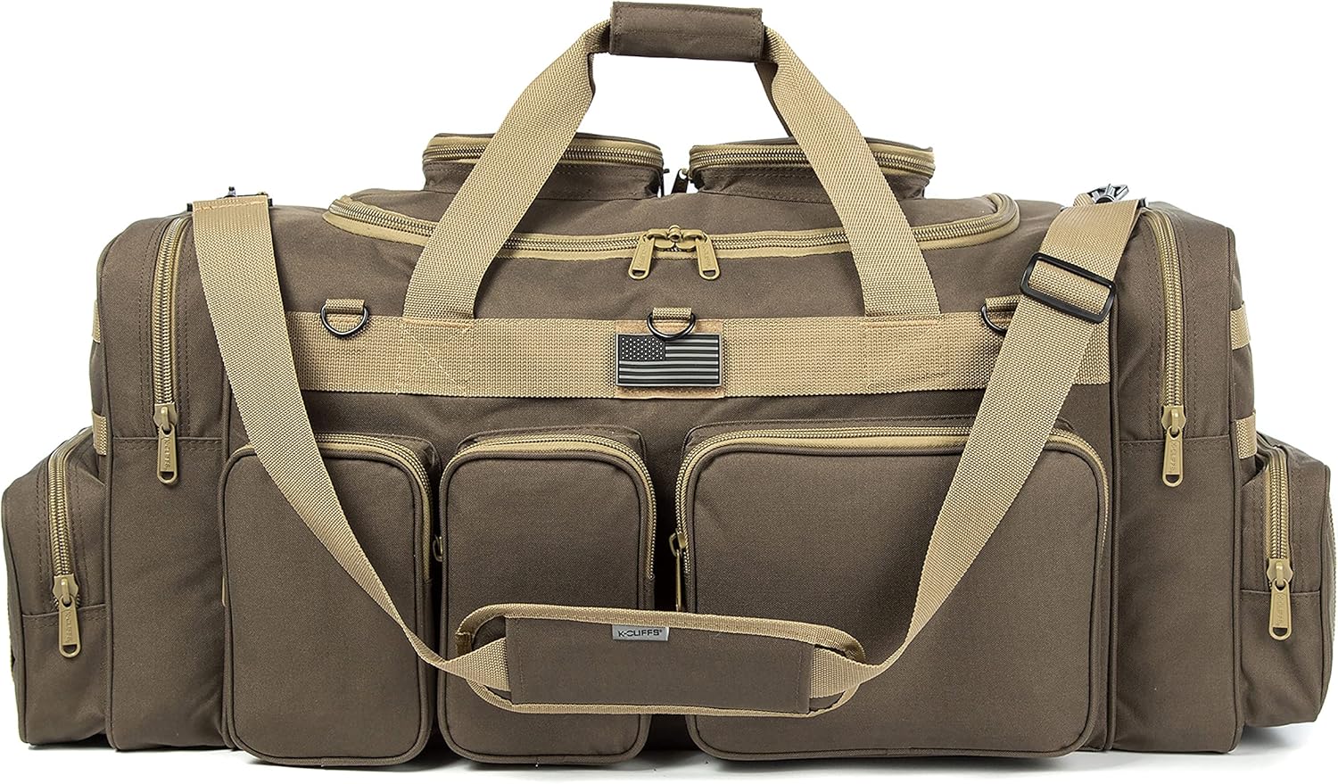 K-Cliffs Tactical Range Duffel Heavy Duty Large Gear Duffle Durable Quality Travel Sports Gym