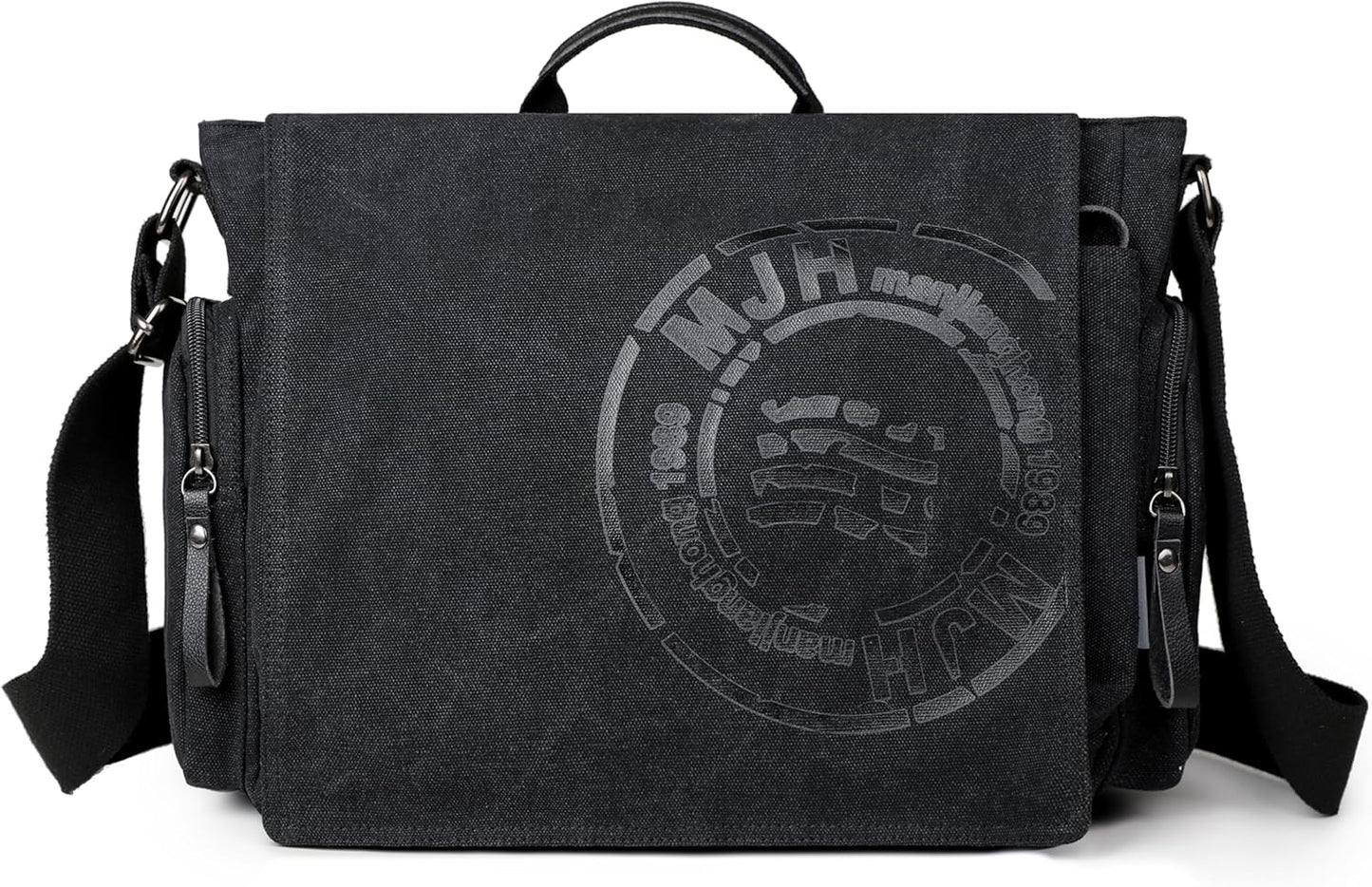 FSD.WG Satchel Messenger Bag for Men Canvas,Travel Shoulder bag 13.5" Laptop Bags