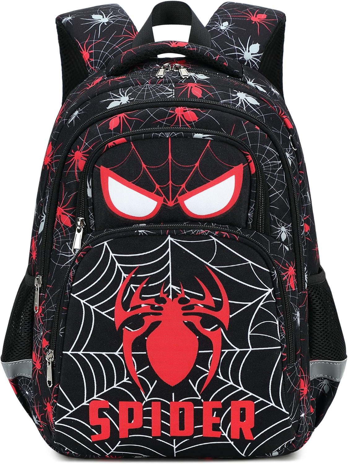 abshoo Cute Spider School Backpack For Boys Elementary Kindergarten Kids School Bag (Spider Black)