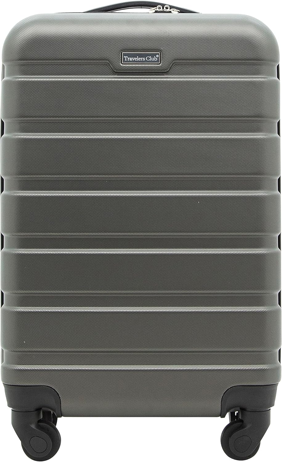 Travelers Club Harper Luggage, Charcoal, 22-Inch Carry-On