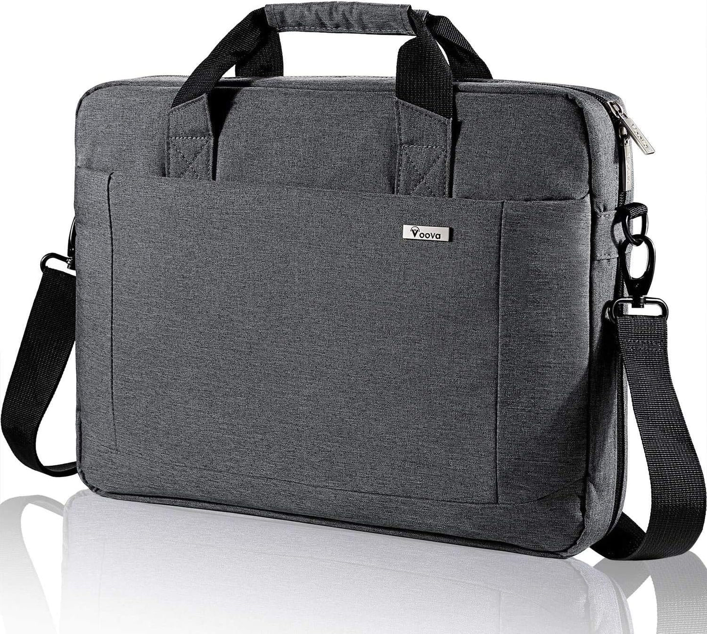 Voova Laptop Bag Case 17 17.3 Inch Computer Sleeve Messenger Bag with Shoulder Strap Expandable