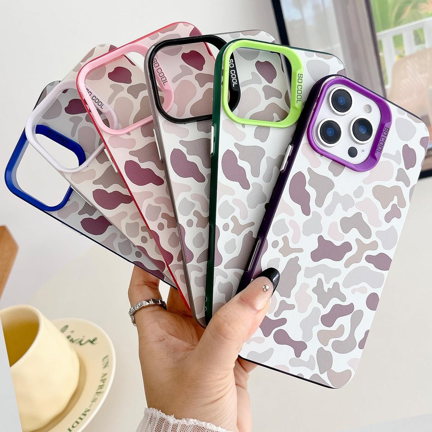 for iPhone 17 Air Case, Vintage Camo Pattern Design for Men Boys Teens, Cool Camouflage Shockproof Protective Cover for Girls Women - Green