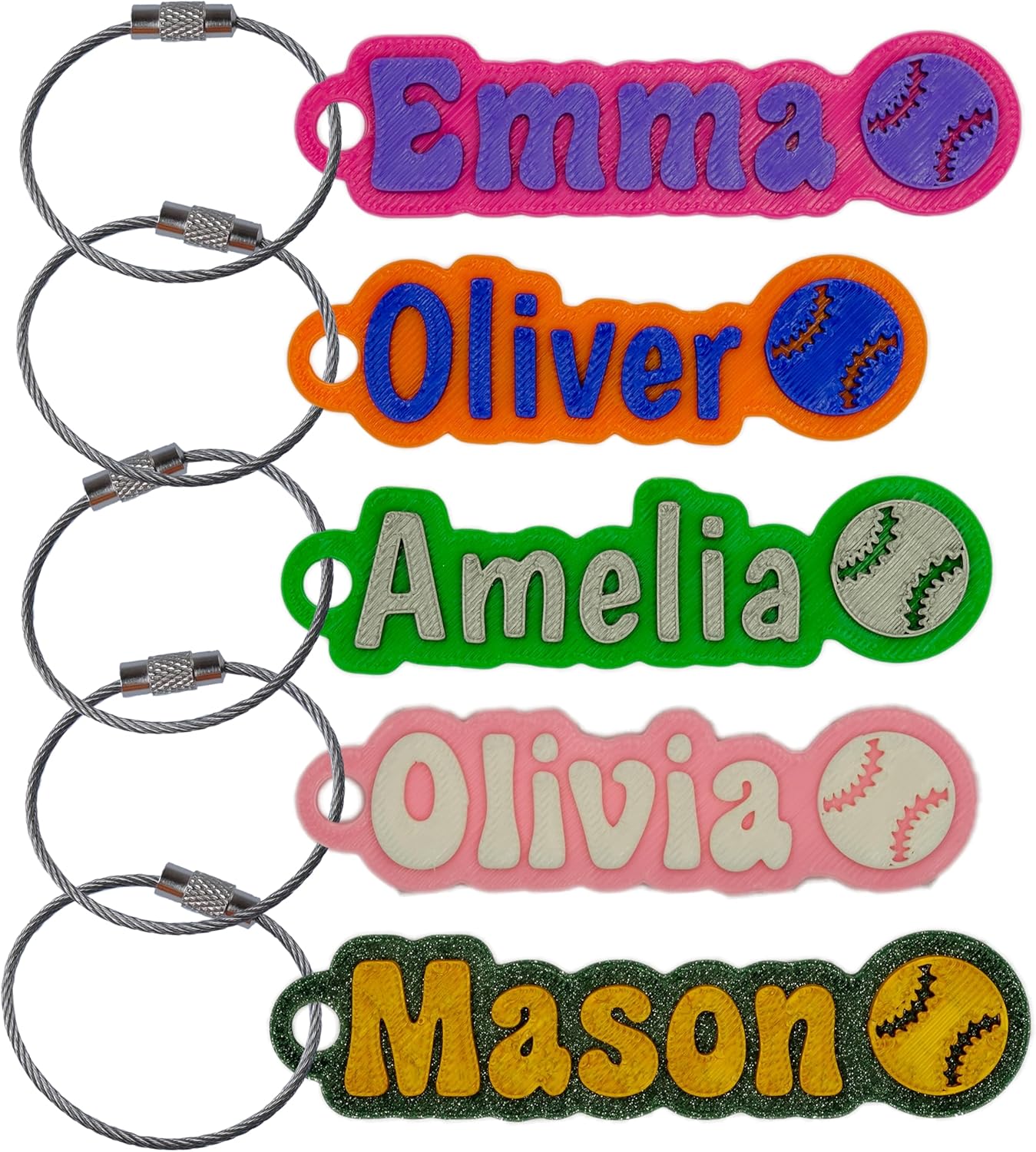 Custom Water Bottle and Bag Name Tag
