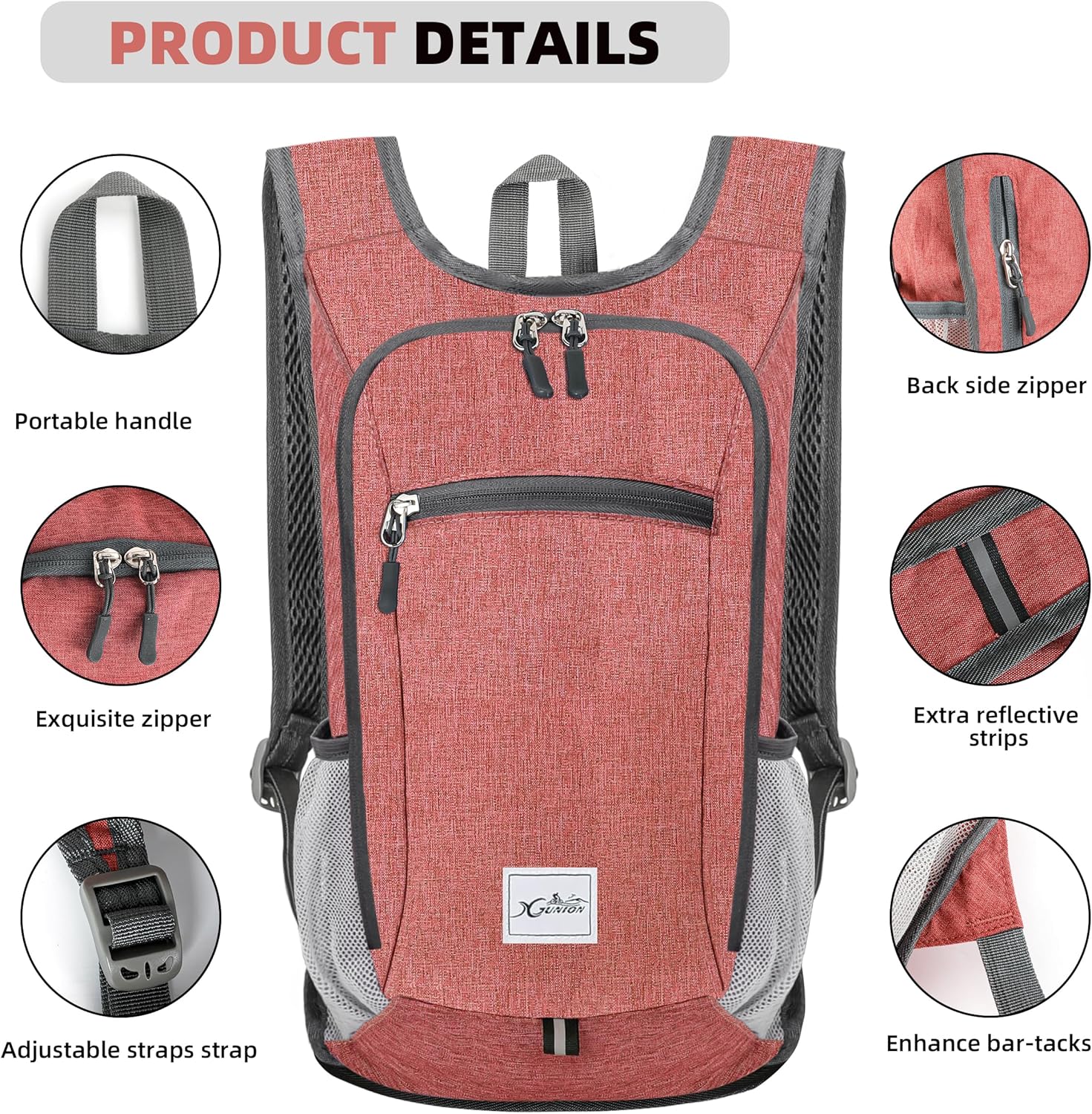 Hiking Backpack 10L Small Travel Lightweight Daypack Foldable Hiking Packable Camping Hiking