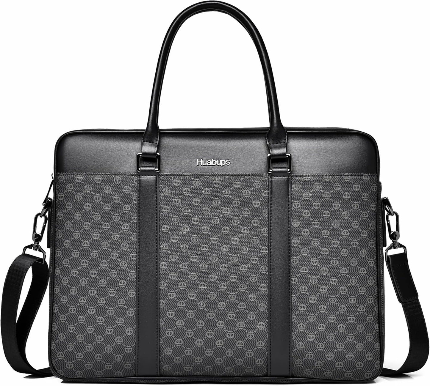 FSD. WG Business Bag Leather Messenger Bag Water Resistant Business Travel Briefcase Handbag Briefcase for Men