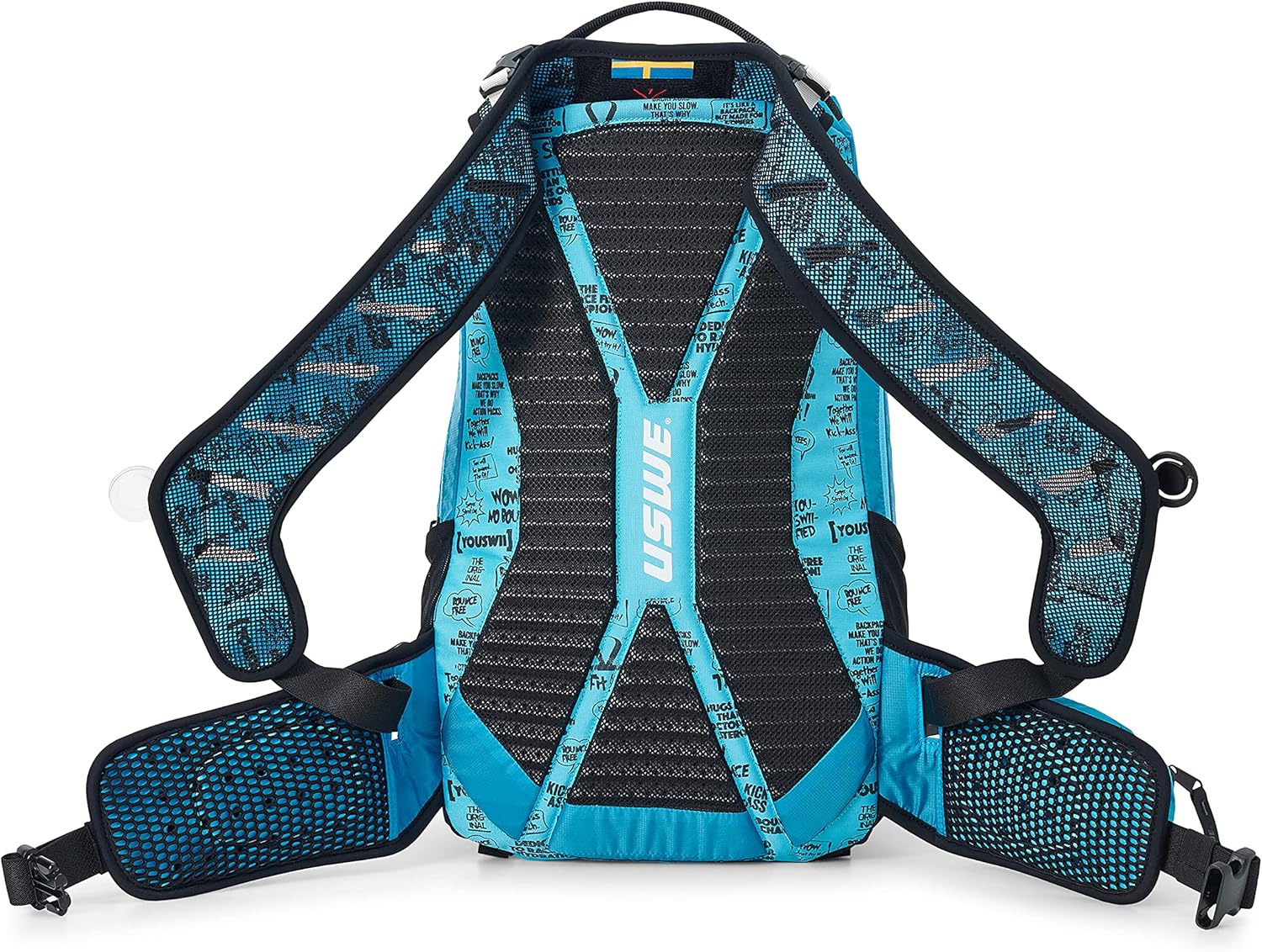 USWE Shred 25L Backpack, a High End Daypack for MTB, E-MTB, Mountain Bike, Blue
