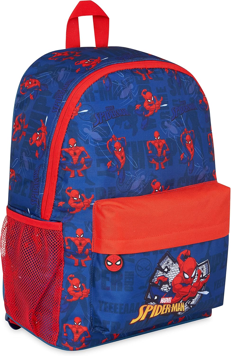Marvel Avengers Backpack for Kids Teens Bookbag with Double Straps Daypack Backpacks for School Travel Sports Gifts for Boys (Blue/Red)