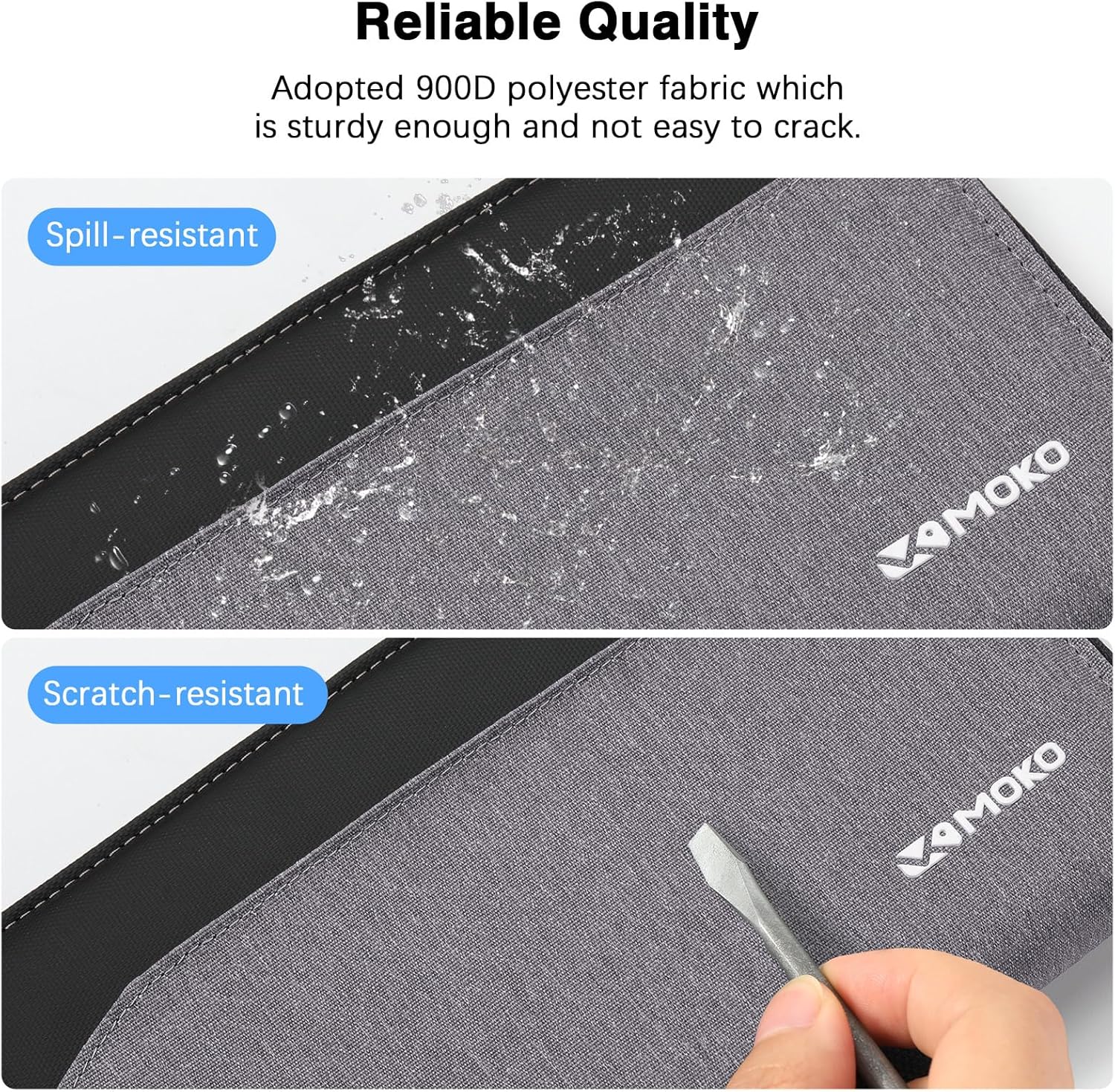MoKo Family Passport Holder for 5, RFID Blocking Passport Wallet for Men Women, Travel Wallet
