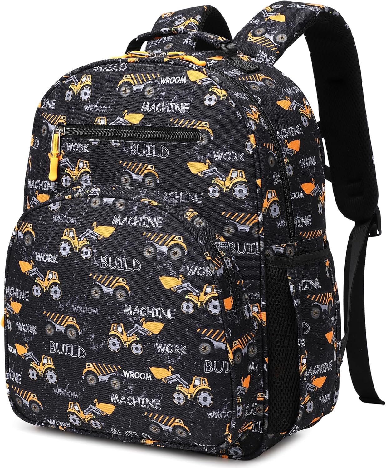 abshoo Cute Lightweight Kids Backpacks for Boys Kindergarten Elementary School Backpack for Boy ages 4-8 (Excavator Black)