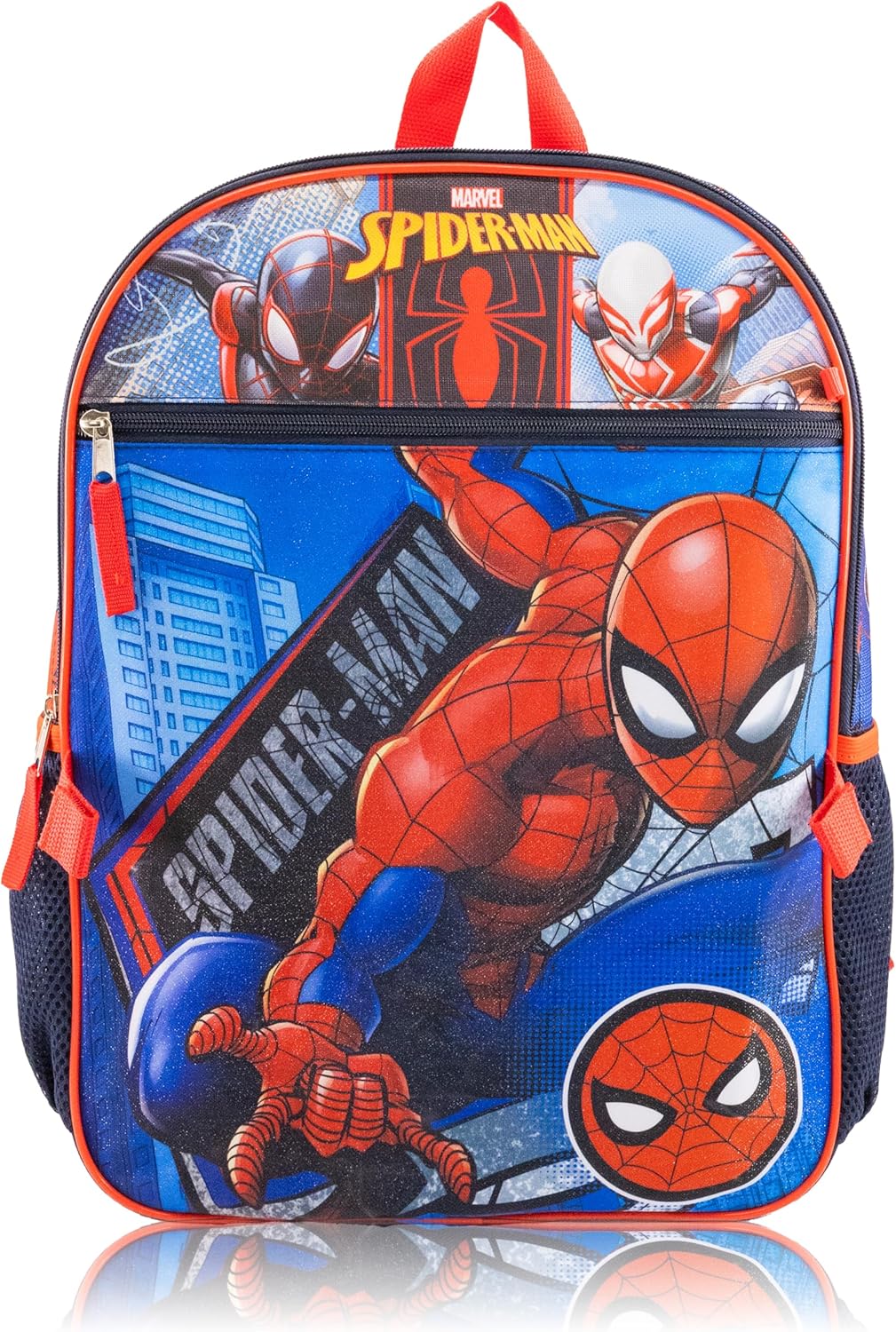 Marvel Spiderman Backpack With Lunch Box for Kids | Insulated Lunch Bag Lunch Box for Boys, Girls, Toddlers | Backpack for School and Reusable Lunchbox with Matching Headphones and Water Bottle