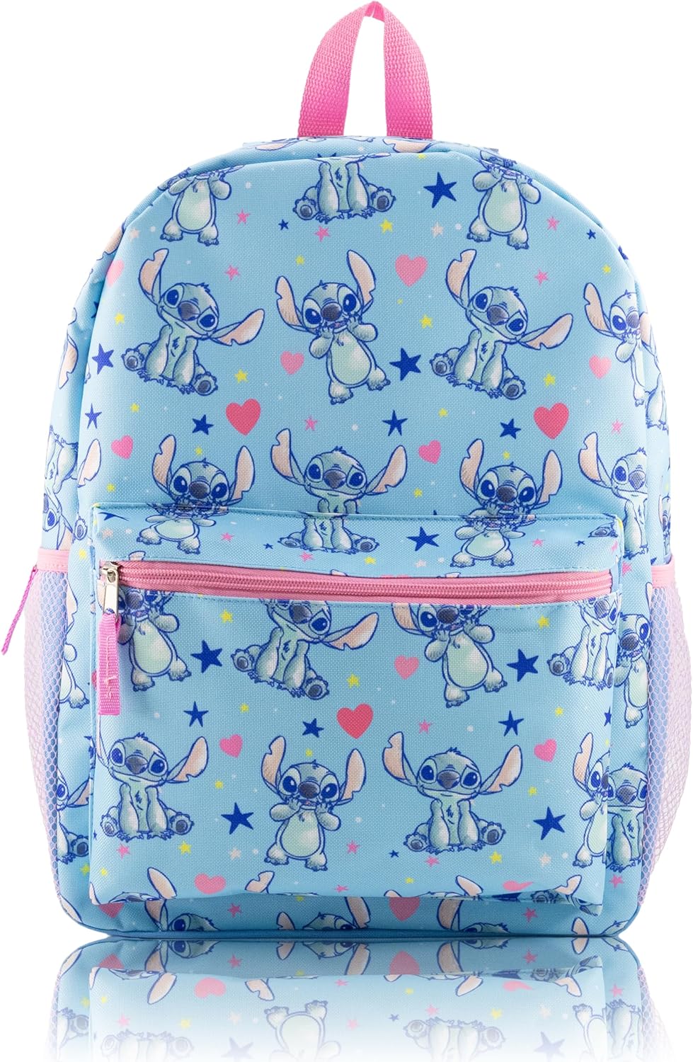Disney Stitch Backpack for Kids | Stitch Bookbag for Girls, Boys, Unisex | Toddler Travel Bag, Cute Lightweight Bag for School | Ages 3+
