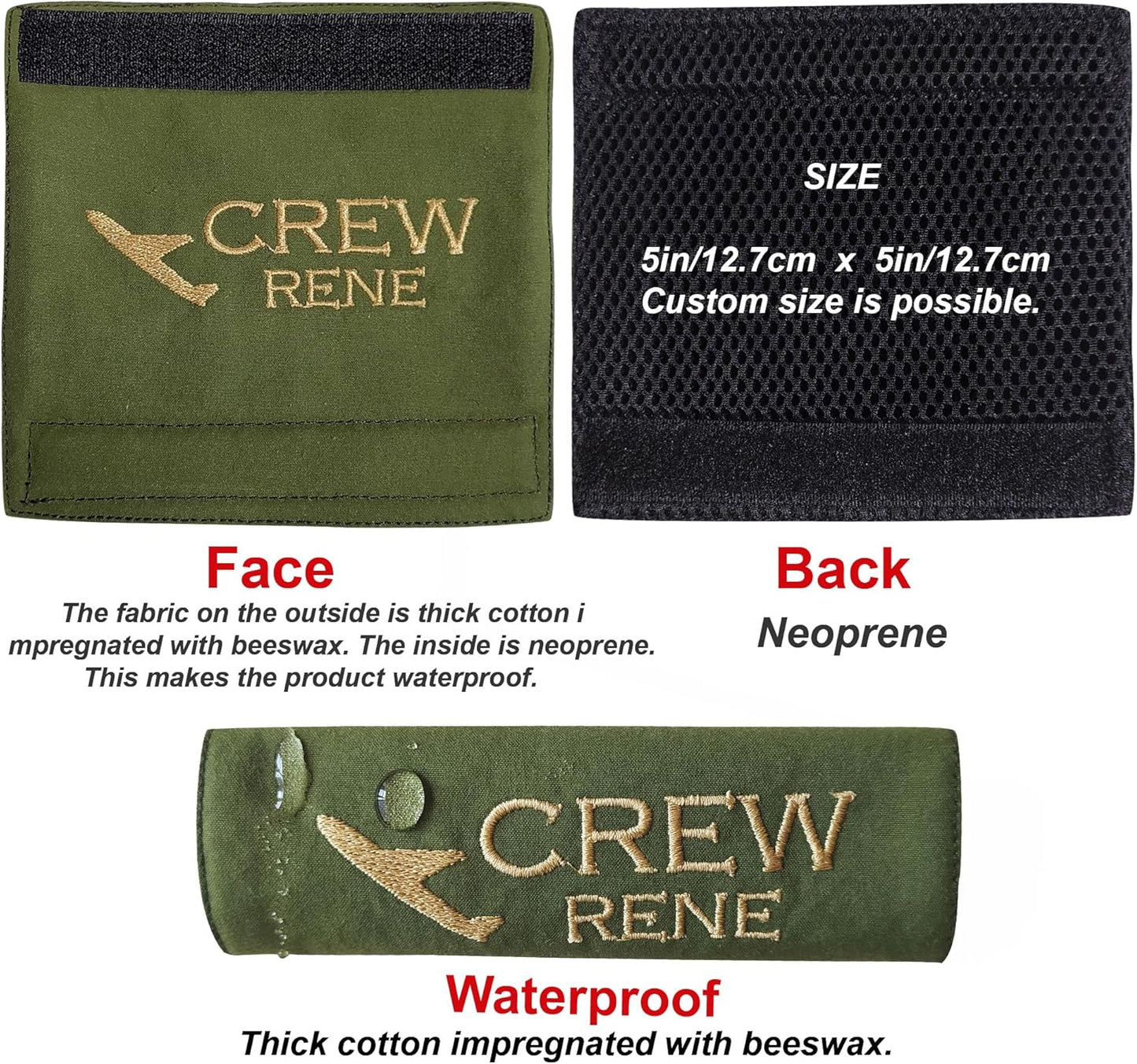 Personalized Luggage Handle Wrap Finder | Custom Embroidered Icon Monograms or Short Text ID Tag | Cover Identifier Marker for Suitcase or Bag | Grips Accessories for Travel by ACORD EU (Black)