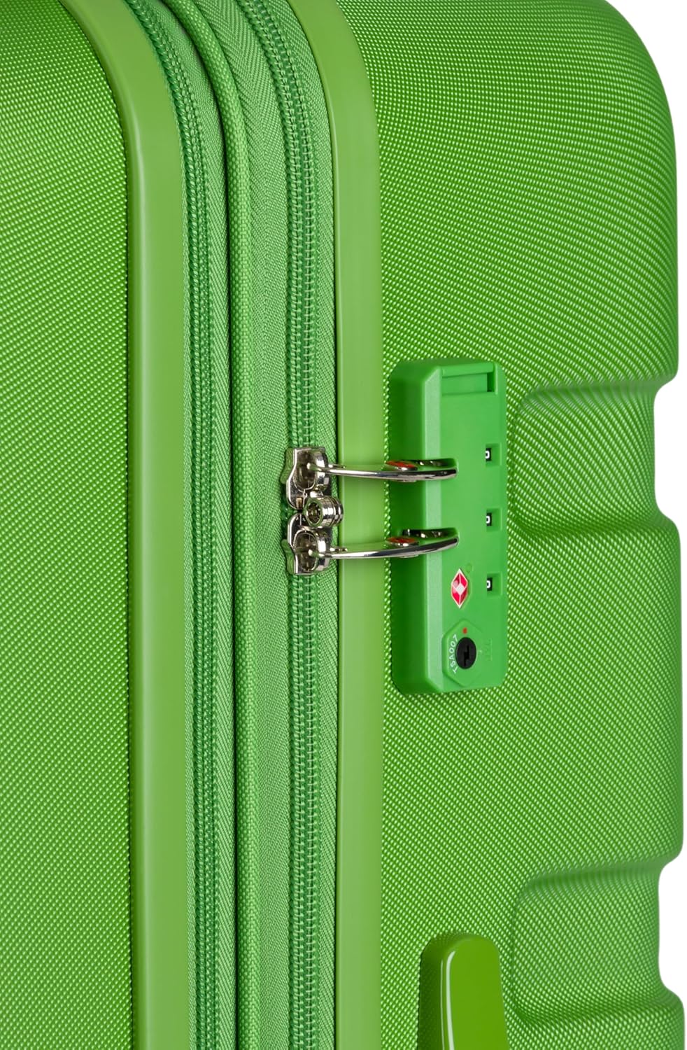 SwissGear 7366 Hardside Expandable Luggage with Spinner Wheels, Green, Checked-Large 27-Inch