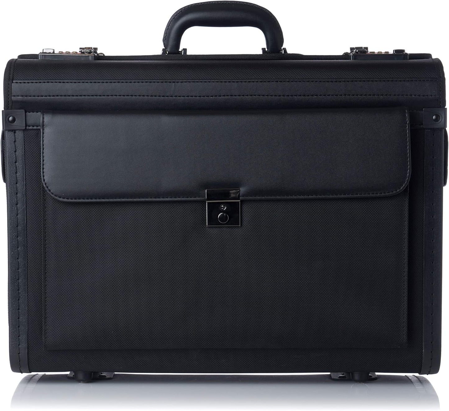 Alpine Swiss Rolling 17" Laptop Briefcase on Wheels Attache Lawyers Case Legal Size
