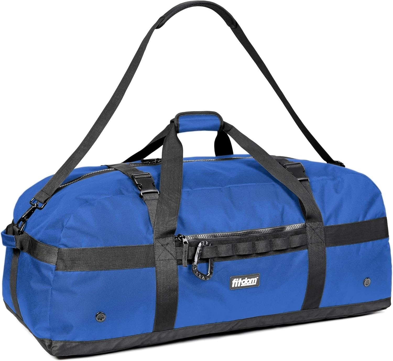 Fitdom 132L 36" Heavy Duty Extra Large Sports Gym Equipment Travel Duffel Bag W/Adjustable Shoulder