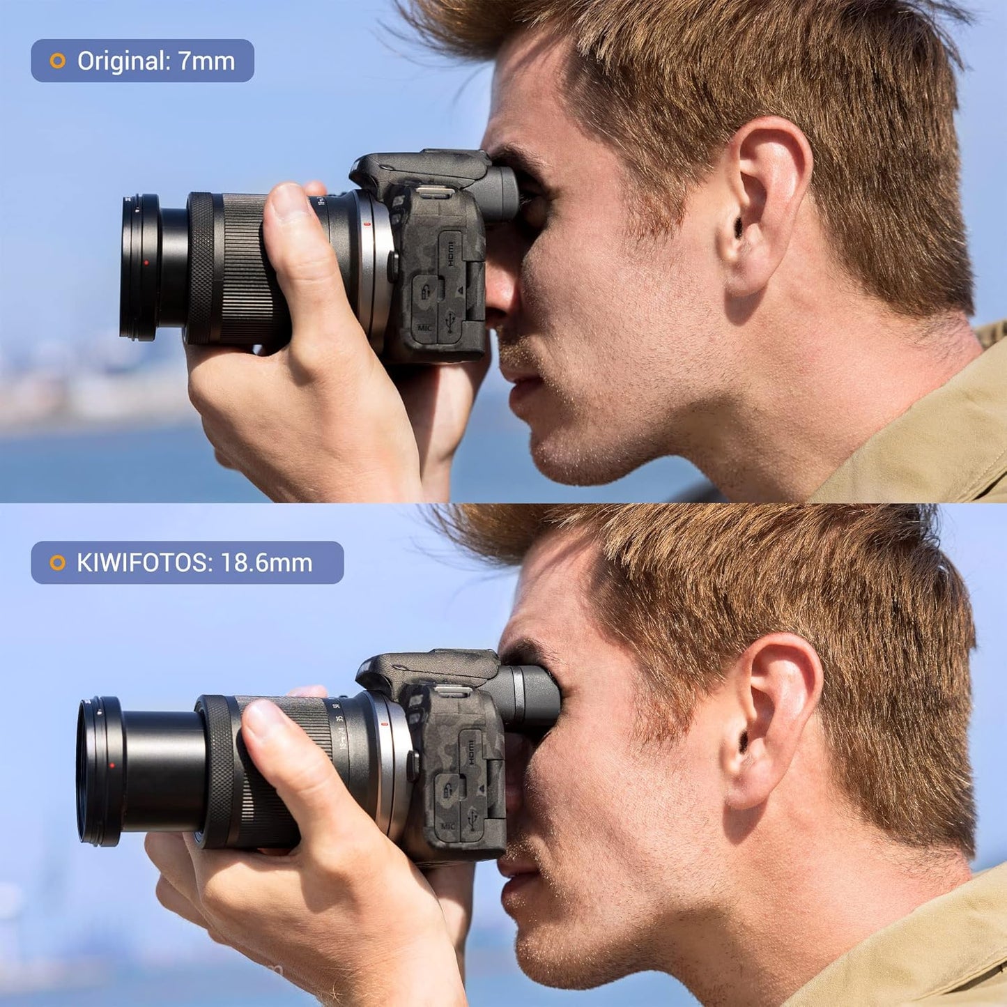 EOS R10 Eyecup Eyepiece，Soft Silicon Extended Camera Eye Cup Viewfinder Special Designed for Canon EOS R10 Mirrorless Camera