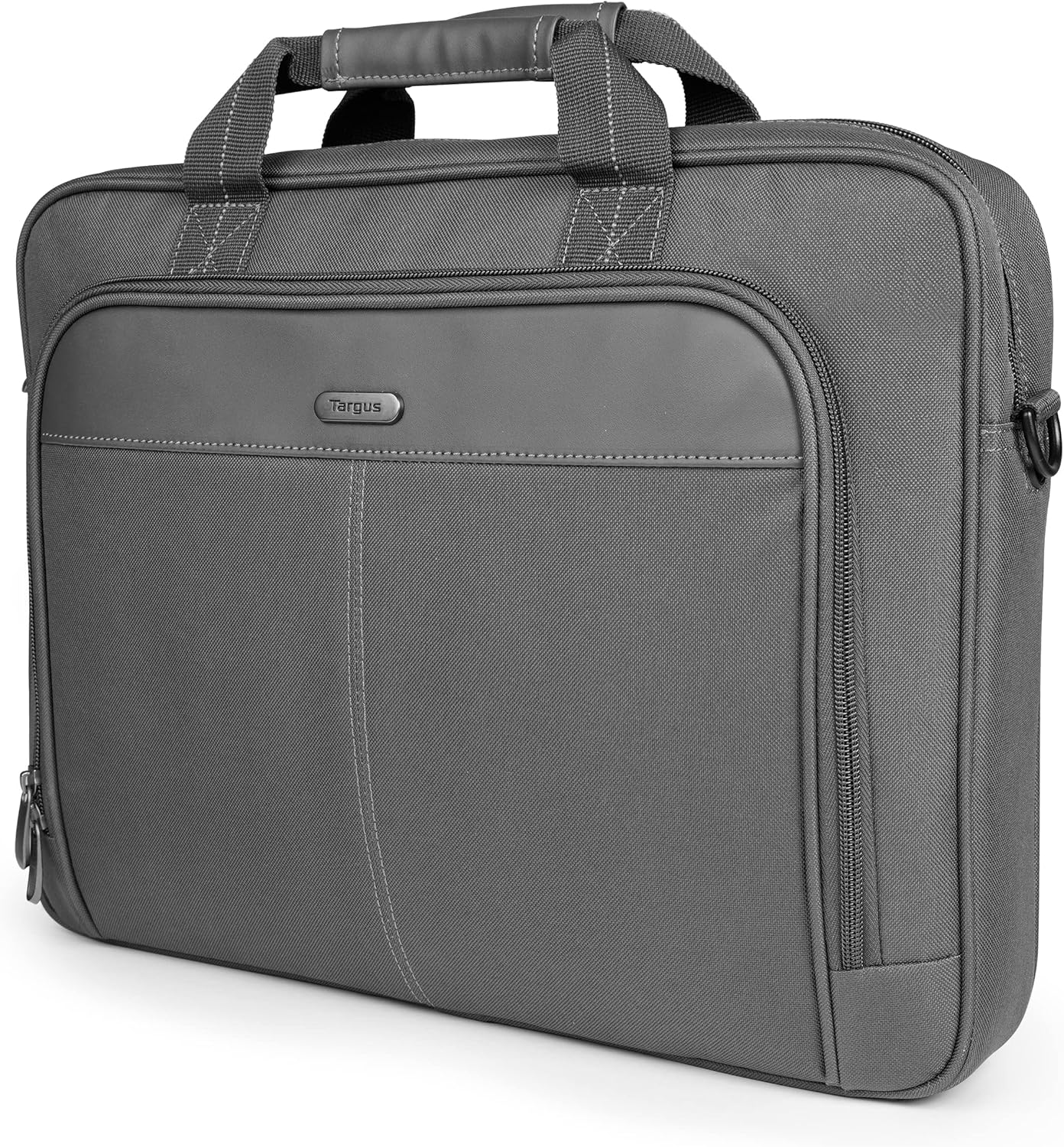 Targus Classic Slim Laptop Bag - Ergonomic Briefcase and Messenger Bag - Spacious Foam Padded for Laptops and Under